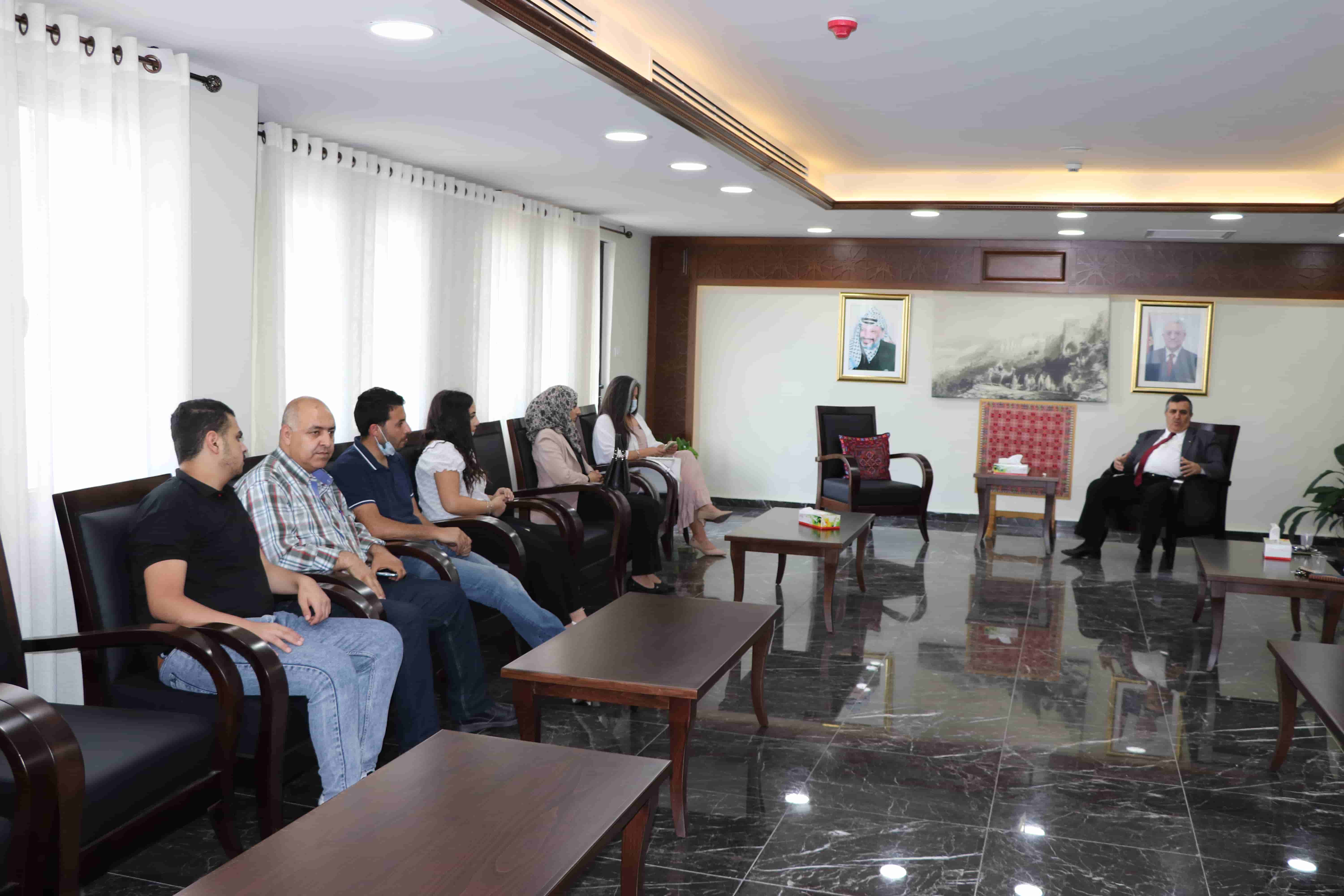 سلمان يكرم متطوعي بلدية بيت لحم خلال فترة جائحة كورونا