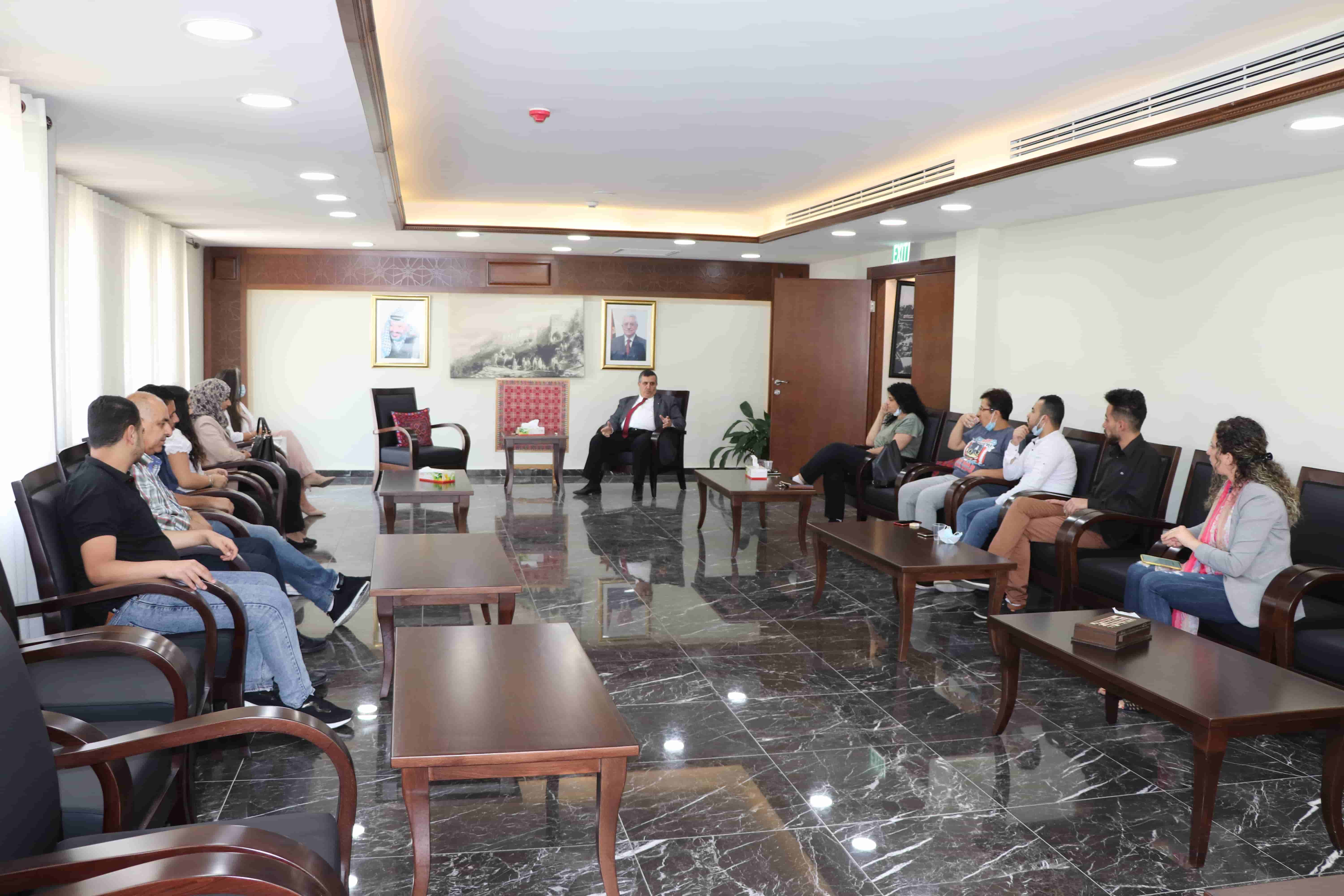 سلمان يكرم متطوعي بلدية بيت لحم خلال فترة جائحة كورونا