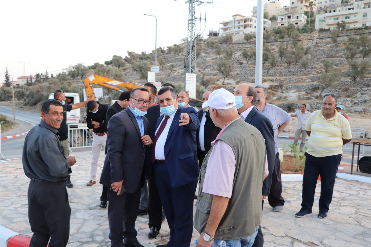 بلدية بيت لحم تدشن "صرح شهداء مدينة بيت لحم" في موقع دُوّار واد شاهين