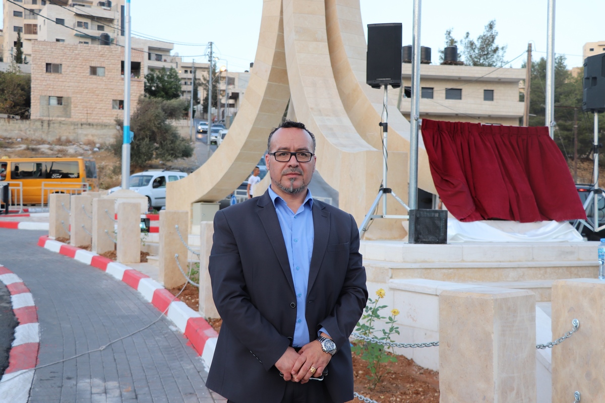 بلدية بيت لحم تدشن "صرح شهداء مدينة بيت لحم" في موقع دُوّار واد شاهين