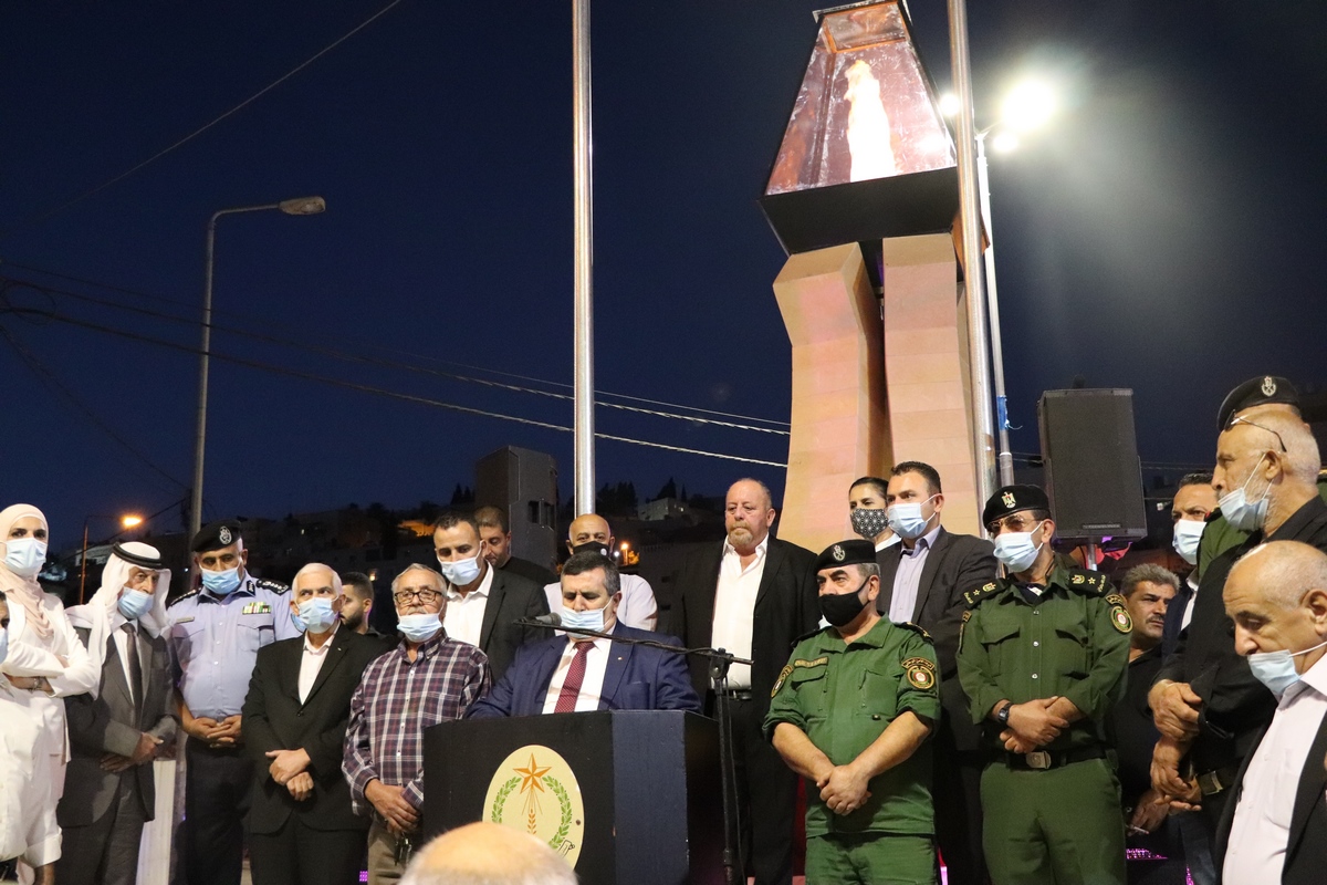 بلدية بيت لحم تدشن "صرح شهداء مدينة بيت لحم" في موقع دُوّار واد شاهين