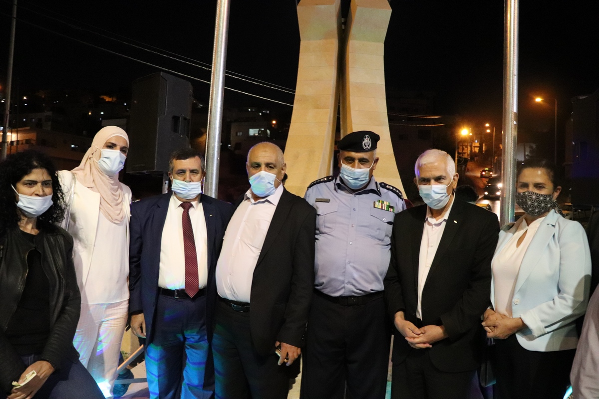 بلدية بيت لحم تدشن "صرح شهداء مدينة بيت لحم" في موقع دُوّار واد شاهين