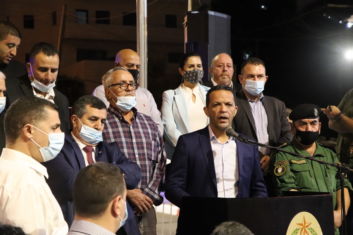 بلدية بيت لحم تدشن "صرح شهداء مدينة بيت لحم" في موقع دُوّار واد شاهين