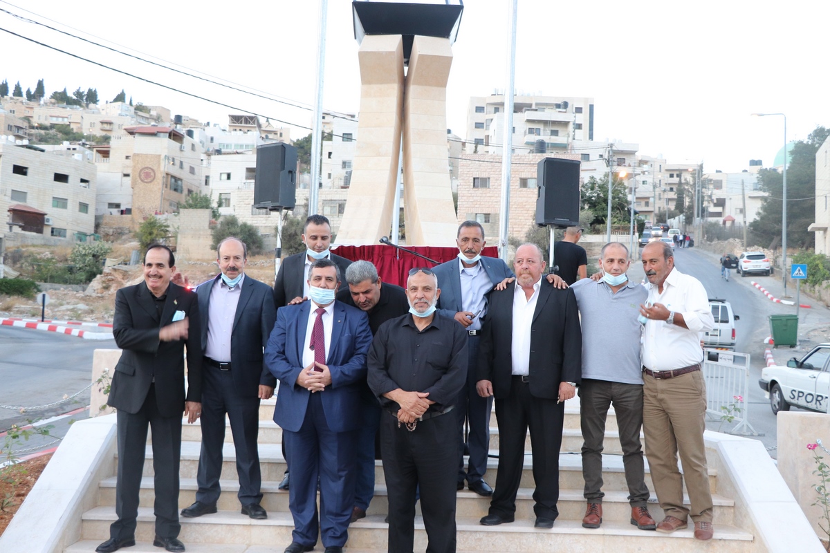 بلدية بيت لحم تدشن "صرح شهداء مدينة بيت لحم" في موقع دُوّار واد شاهين