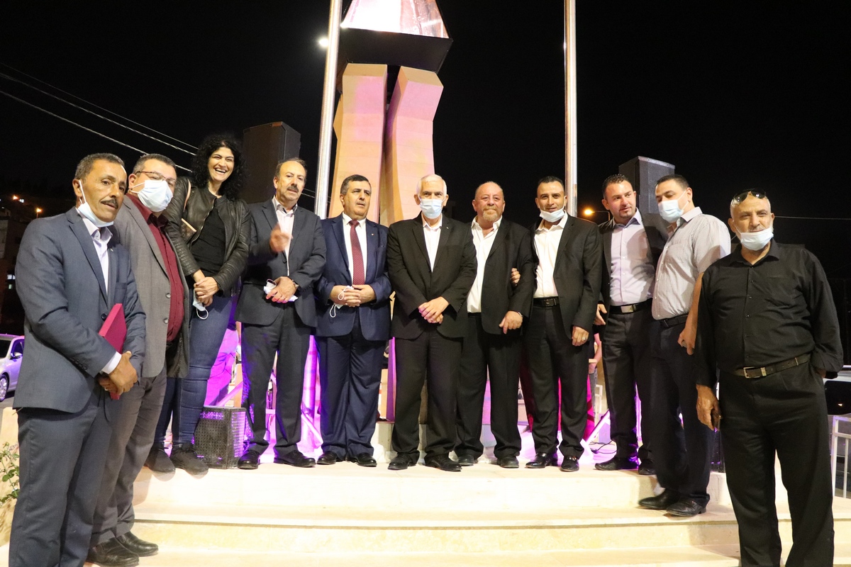 بلدية بيت لحم تدشن "صرح شهداء مدينة بيت لحم" في موقع دُوّار واد شاهين