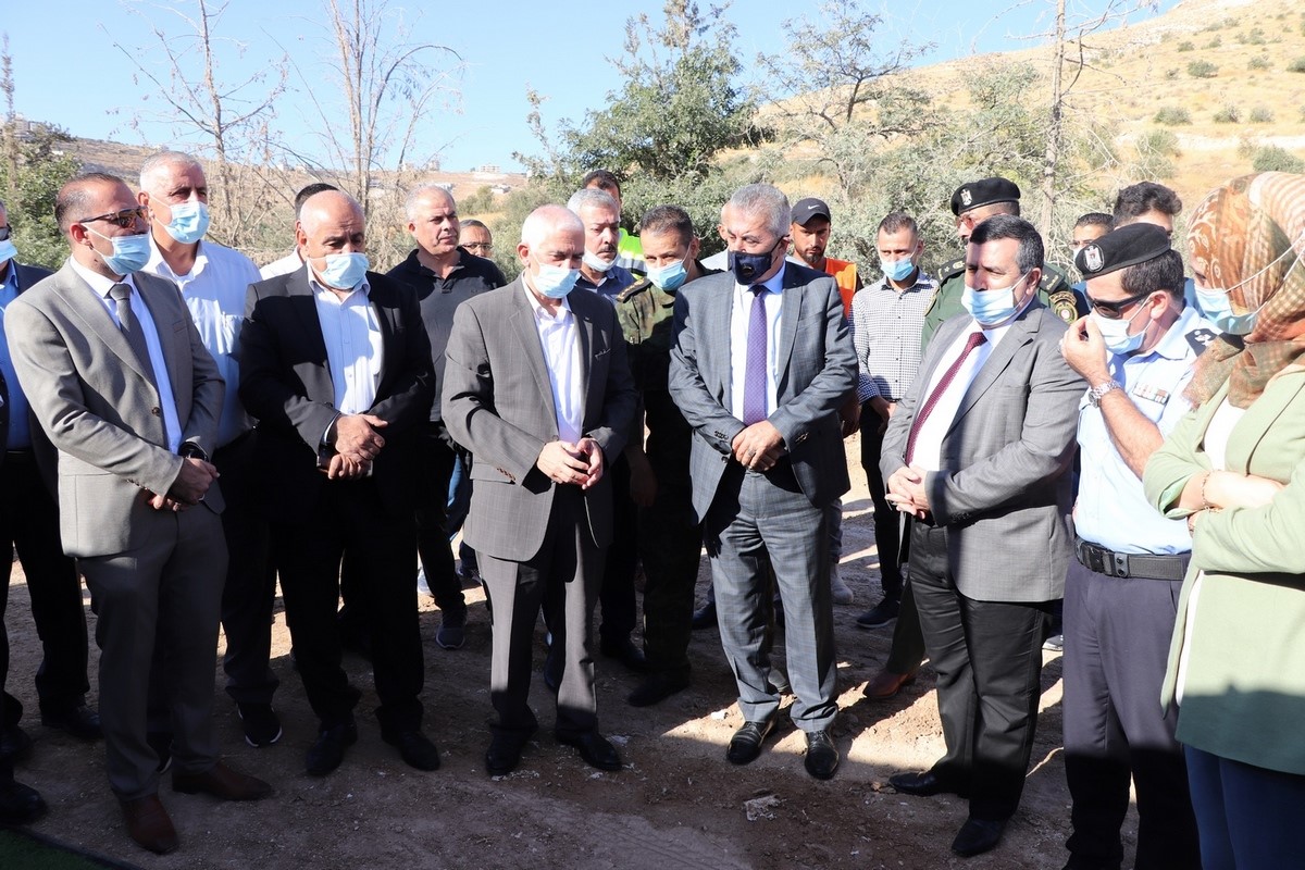 تحت رعاية وبمشاركة وزير الحكم المحلي م. مجدي الصالح: بلدية بيت لحم تضع حجر الأساس لمشروع مسلخ بلدي نموذجي ومشروع شارع واد مسلم