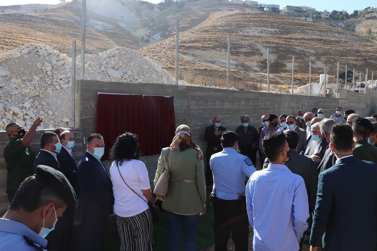 تحت رعاية وبمشاركة وزير الحكم المحلي م. مجدي الصالح: بلدية بيت لحم تضع حجر الأساس لمشروع مسلخ بلدي نموذجي ومشروع شارع واد مسلم