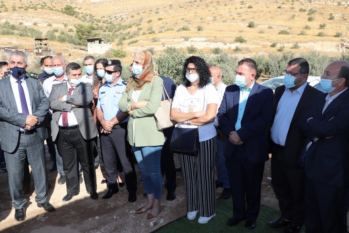 تحت رعاية وبمشاركة وزير الحكم المحلي م. مجدي الصالح: بلدية بيت لحم تضع حجر الأساس لمشروع مسلخ بلدي نموذجي ومشروع شارع واد مسلم