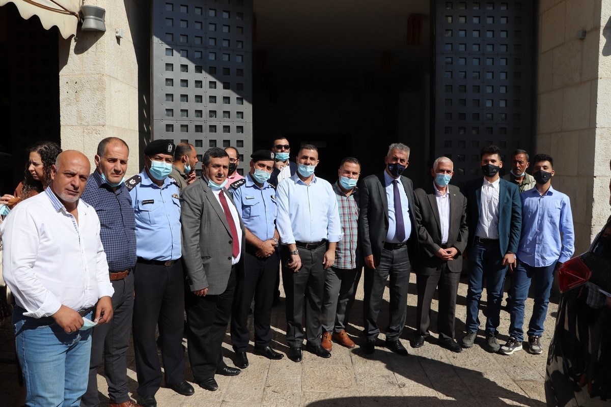 تحت رعاية وبمشاركة وزير الحكم المحلي م. مجدي الصالح: بلدية بيت لحم تضع حجر الأساس لمشروع مسلخ بلدي نموذجي ومشروع شارع واد مسلم