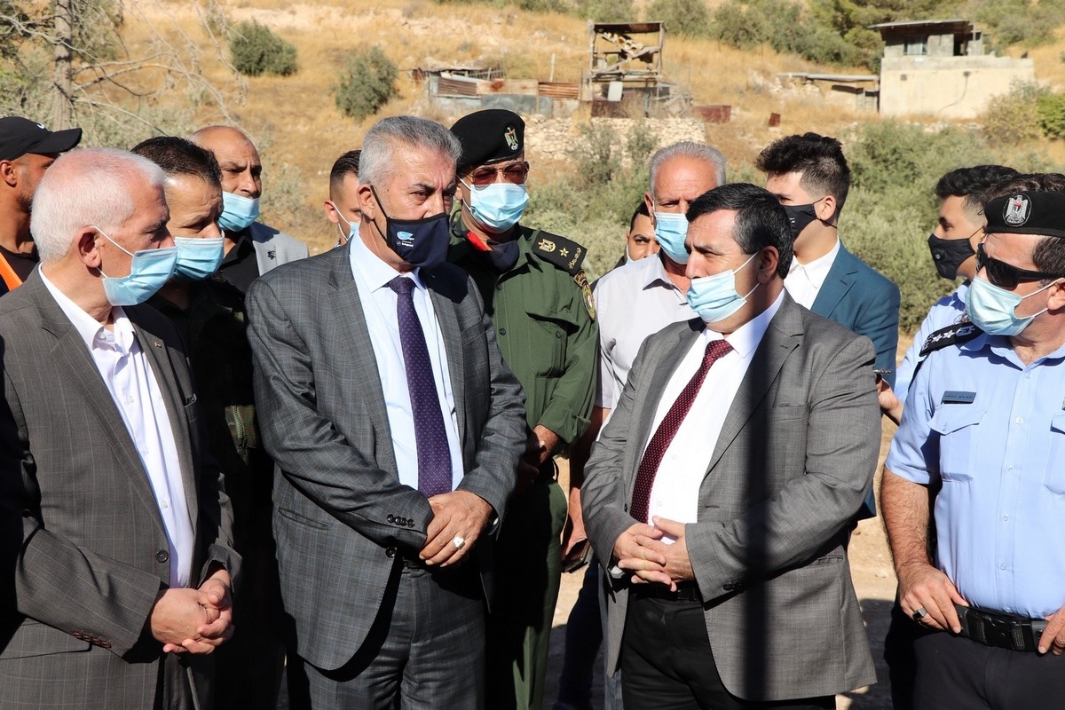 تحت رعاية وبمشاركة وزير الحكم المحلي م. مجدي الصالح: بلدية بيت لحم تضع حجر الأساس لمشروع مسلخ بلدي نموذجي ومشروع شارع واد مسلم