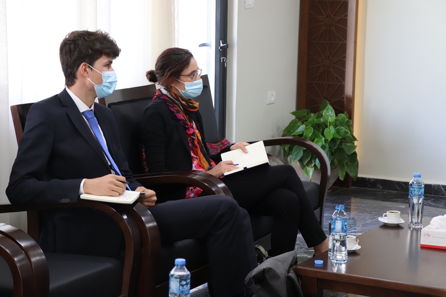 رئيس بلدية بيت لحم يبحث مع ممثل جمهورية سويسرا الجديد في فلسطين سُبل التعاون وتوقيع إتفاقية توأمة مع مدينة إنغلبرج السويسرية