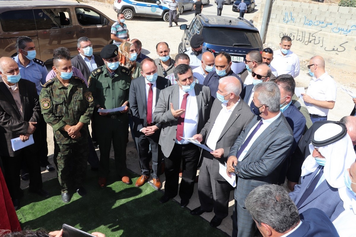 تحت رعاية وبمشاركة وزير الحكم المحلي م. مجدي الصالح: بلدية بيت لحم تضع حجر الأساس لمشروع مسلخ بلدي نموذجي ومشروع شارع واد مسلم