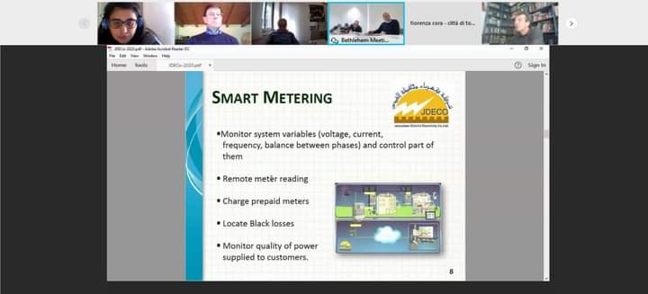 بلدية بيت لحم تشارك في ورشة عمل إلكترونية بعنوان "خطة الطاقة المتجددة لمدينة بيت لحم للأعوام 2020-2030"