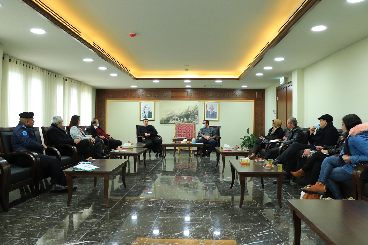 بلدية بيت لحم تعقد الاجتماع الأول لمشروع مركز رعاية الطفل الممول من مدينة ساراجوزا الاسبانية