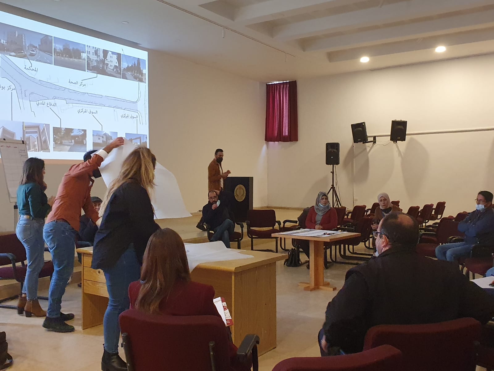  لتطوير أماكن عامة صديقة  للنساء والفتيات الفلسطينيات وذوي الإحتياجات الخاصة: بلدية بيت لحم تنظم اللقاء المجتمعي التشاوري الاول لمشروع إعادة تصميم شارع الرئيس بوتين 