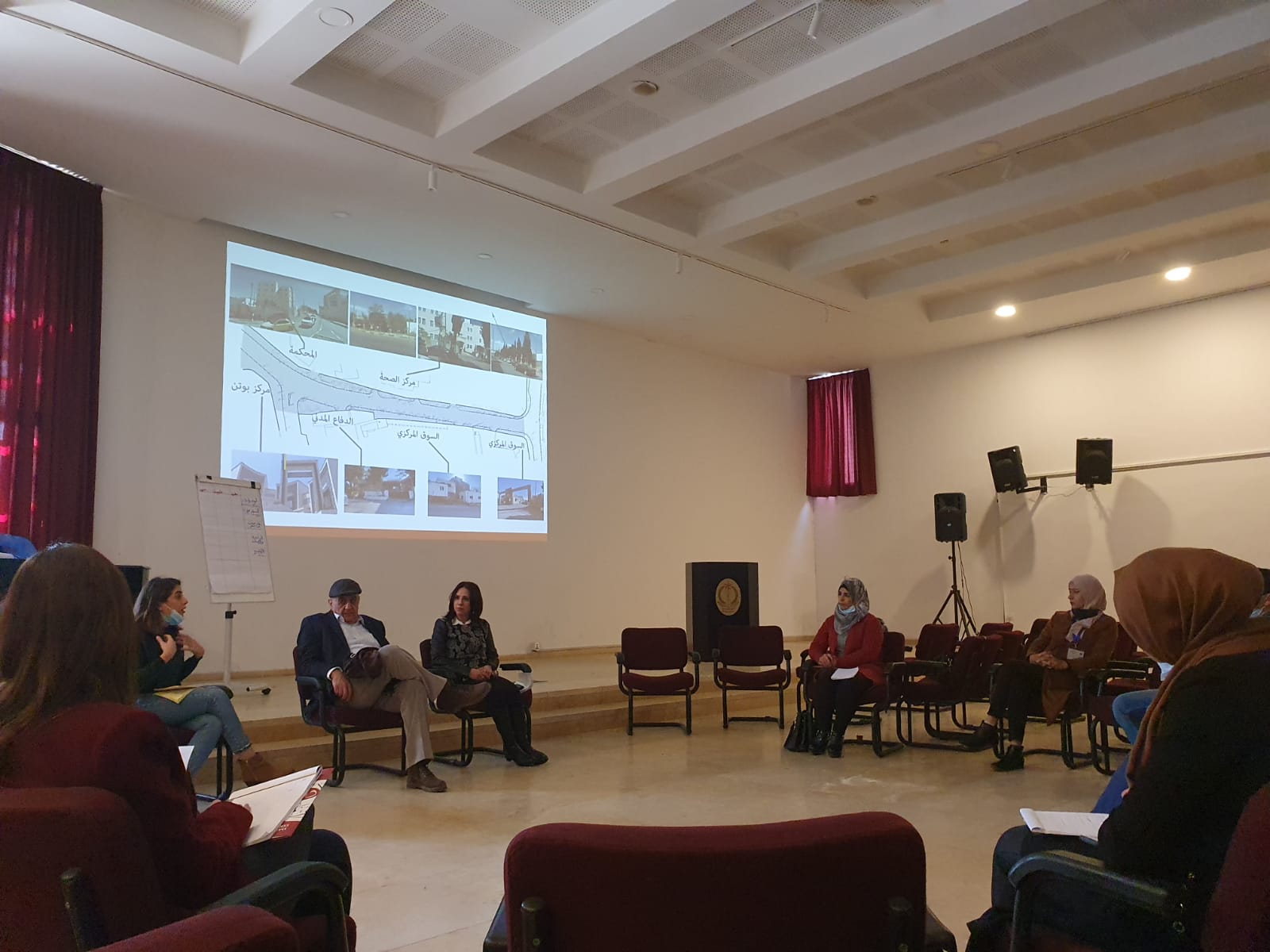  لتطوير أماكن عامة صديقة  للنساء والفتيات الفلسطينيات وذوي الإحتياجات الخاصة: بلدية بيت لحم تنظم اللقاء المجتمعي التشاوري الاول لمشروع إعادة تصميم شارع الرئيس بوتين 