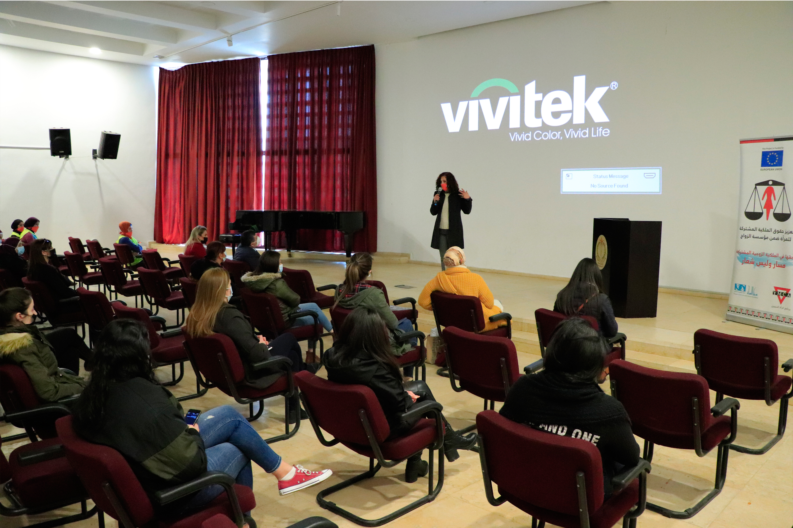 استضافت بلدية بيت لحم ورشة عمل تدريبية لموظفات بلدية بيت لحم بعنوان تعزيز حقوق الملكية المشتركة للمرأة ضمن مؤسسة الزواج.