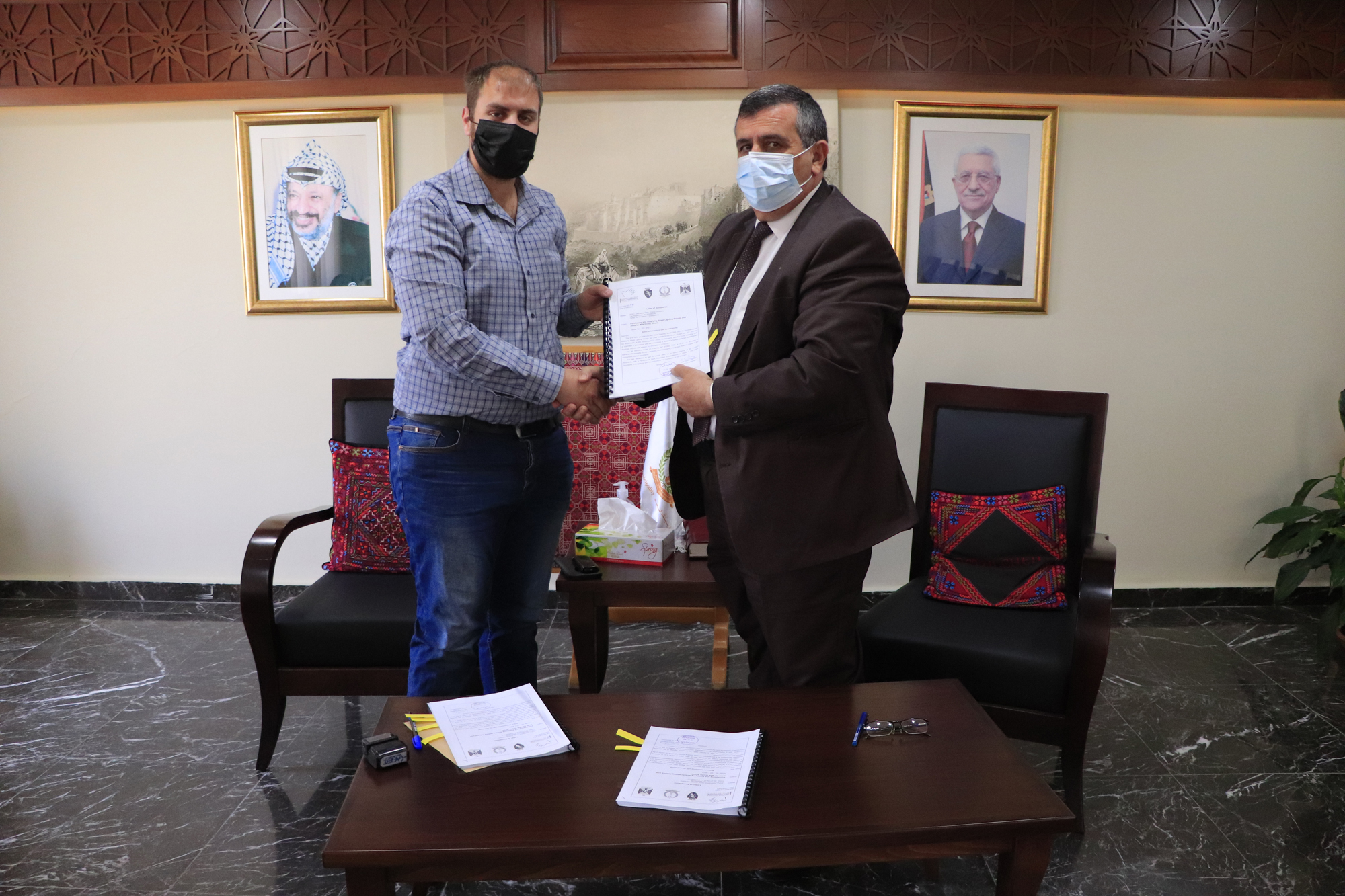 سلمان يوقع ثلاث إتفاقيات لمشاريع تهدف الى رفع مستوى الخدمات التي تقدمها بلدية بيت لحم للمواطنين