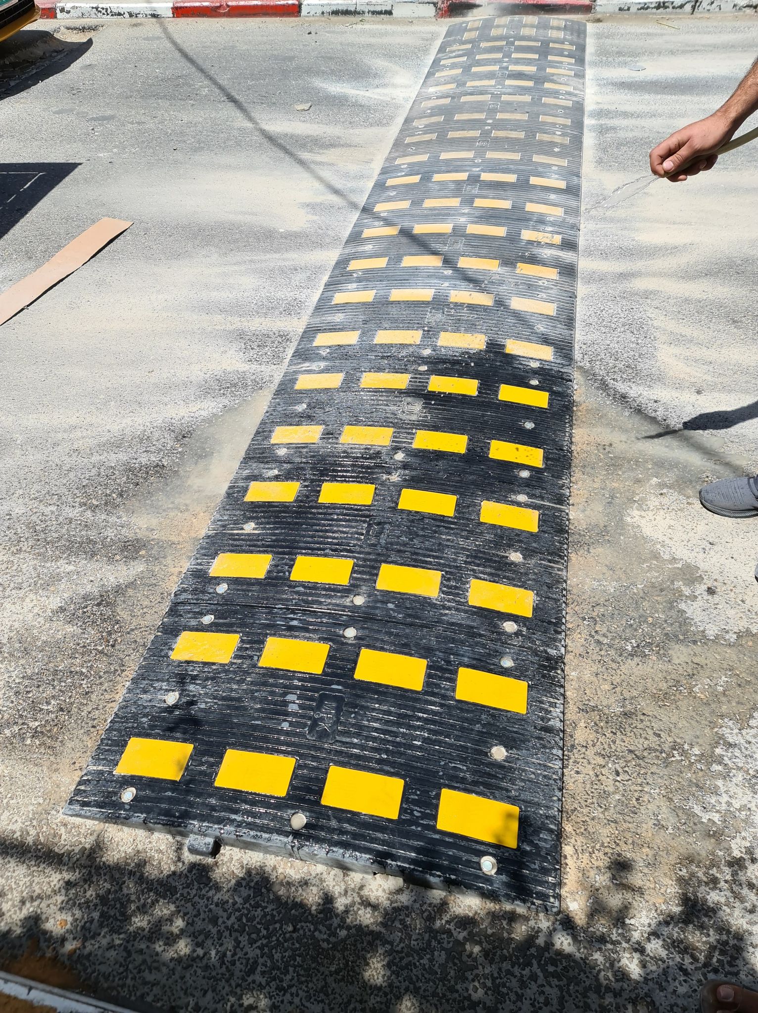 قسم الأشغال في بلدية بيت لحم يتابع بعض الأعمال في المدينة