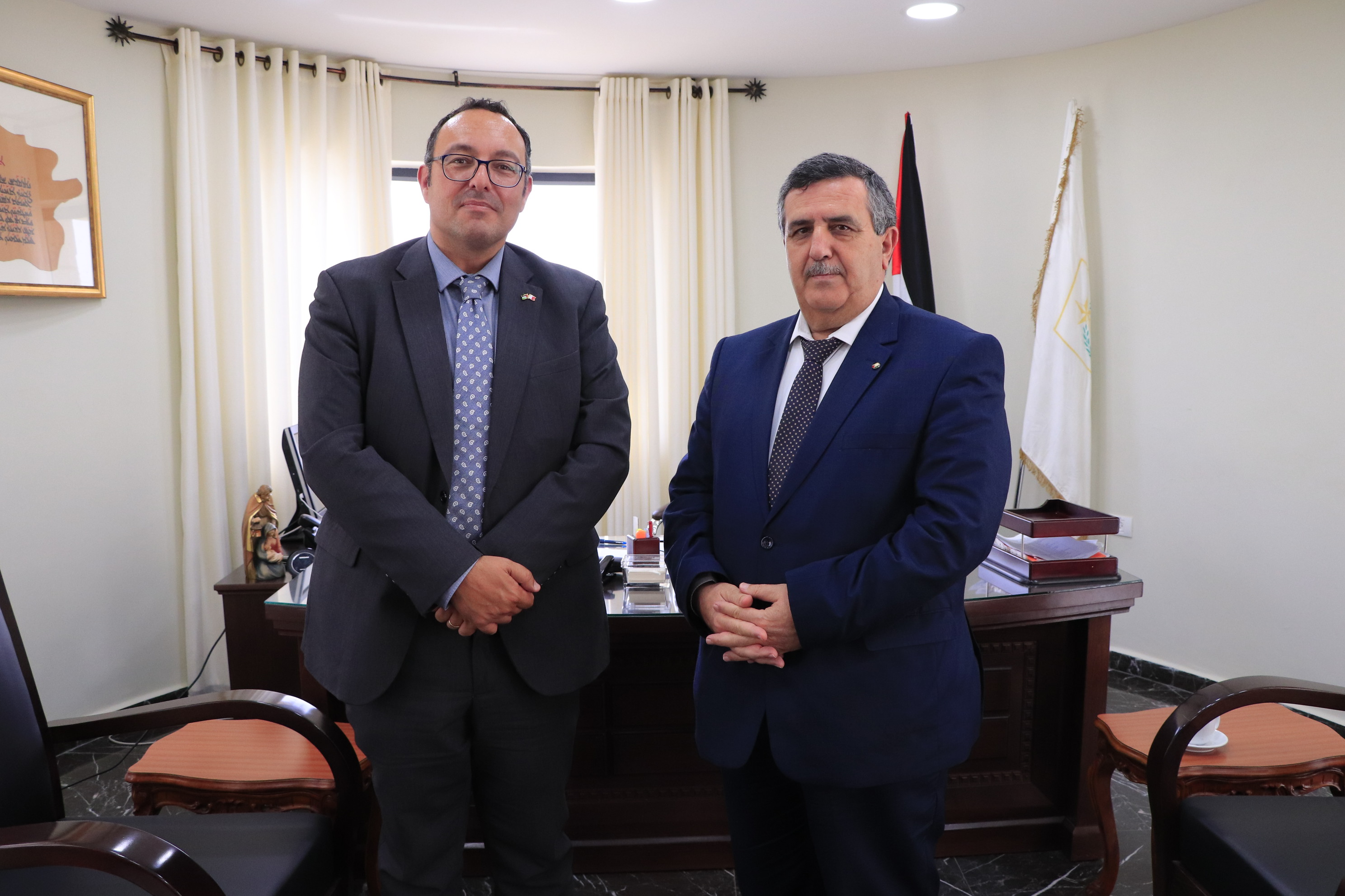 رئيس بلدية بيت لحم يستقبل ممثل جمهورية مالطا العام في القدس  