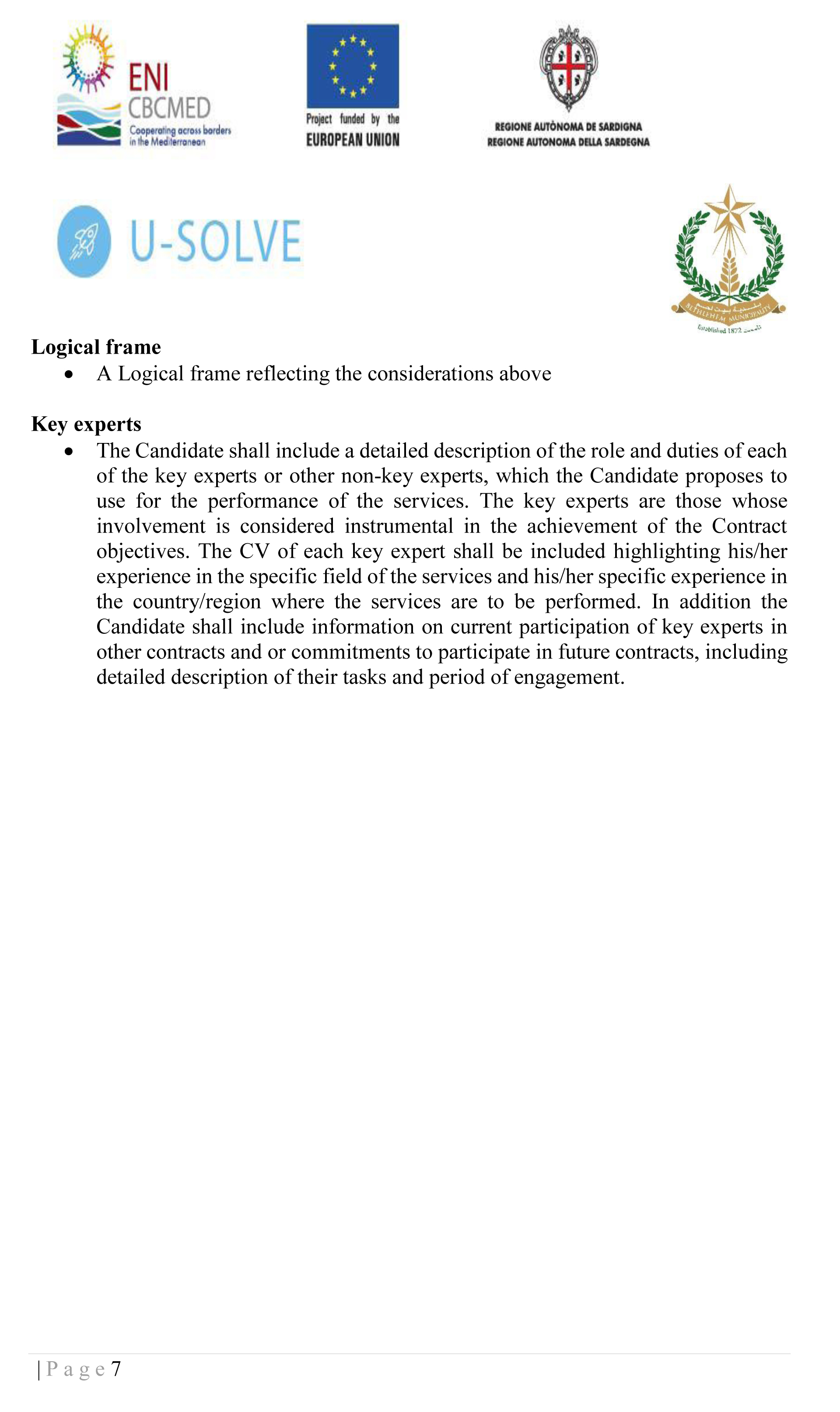 اعلان صادر عن بلدية بيت لحم: مطلوب شركة تدقيق حسابات خارجية