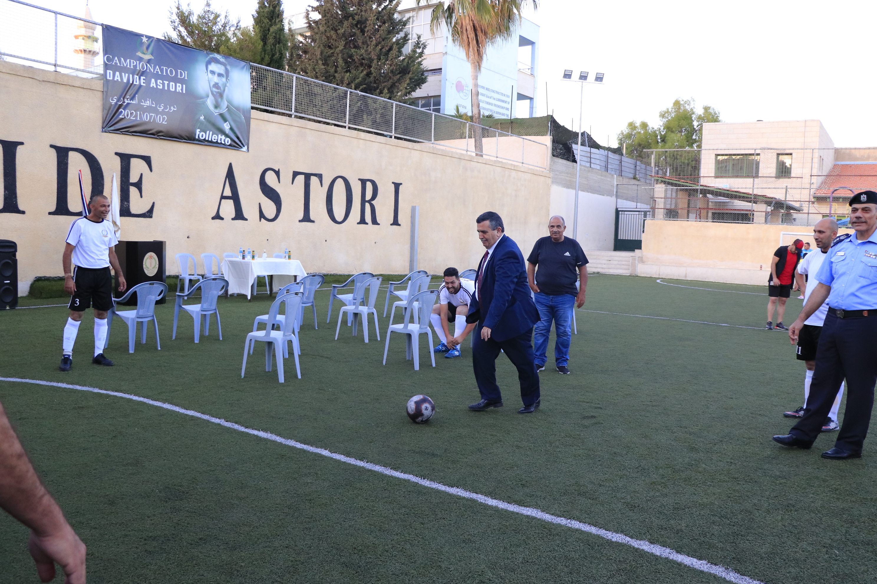 بلدية بيت لحم تحتفل بإطلاق دوري كرة قدم خماسي تحت اسم "دافيدي أستوري"
