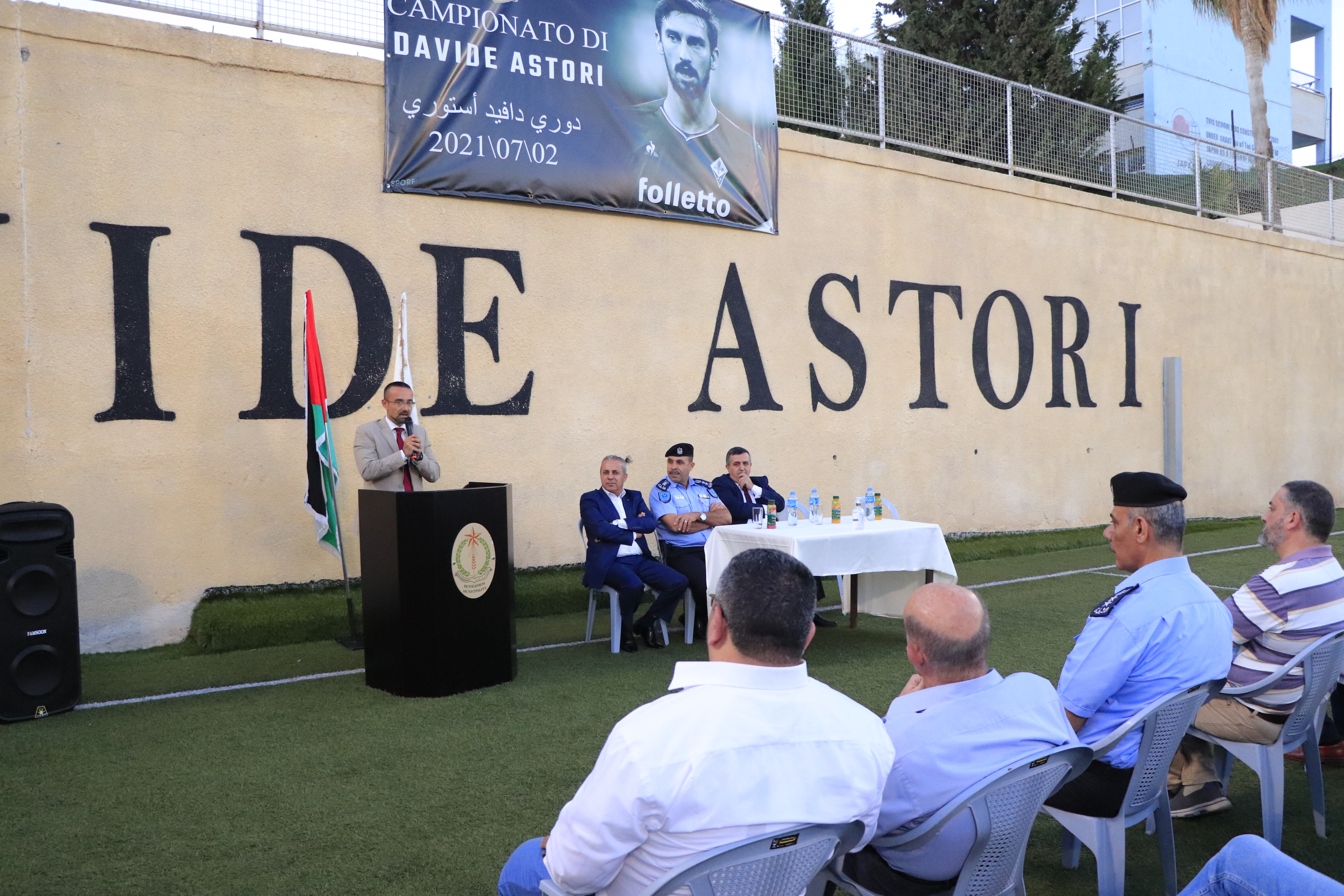 بلدية بيت لحم تحتفل بإطلاق دوري كرة قدم خماسي تحت اسم "دافيدي أستوري"