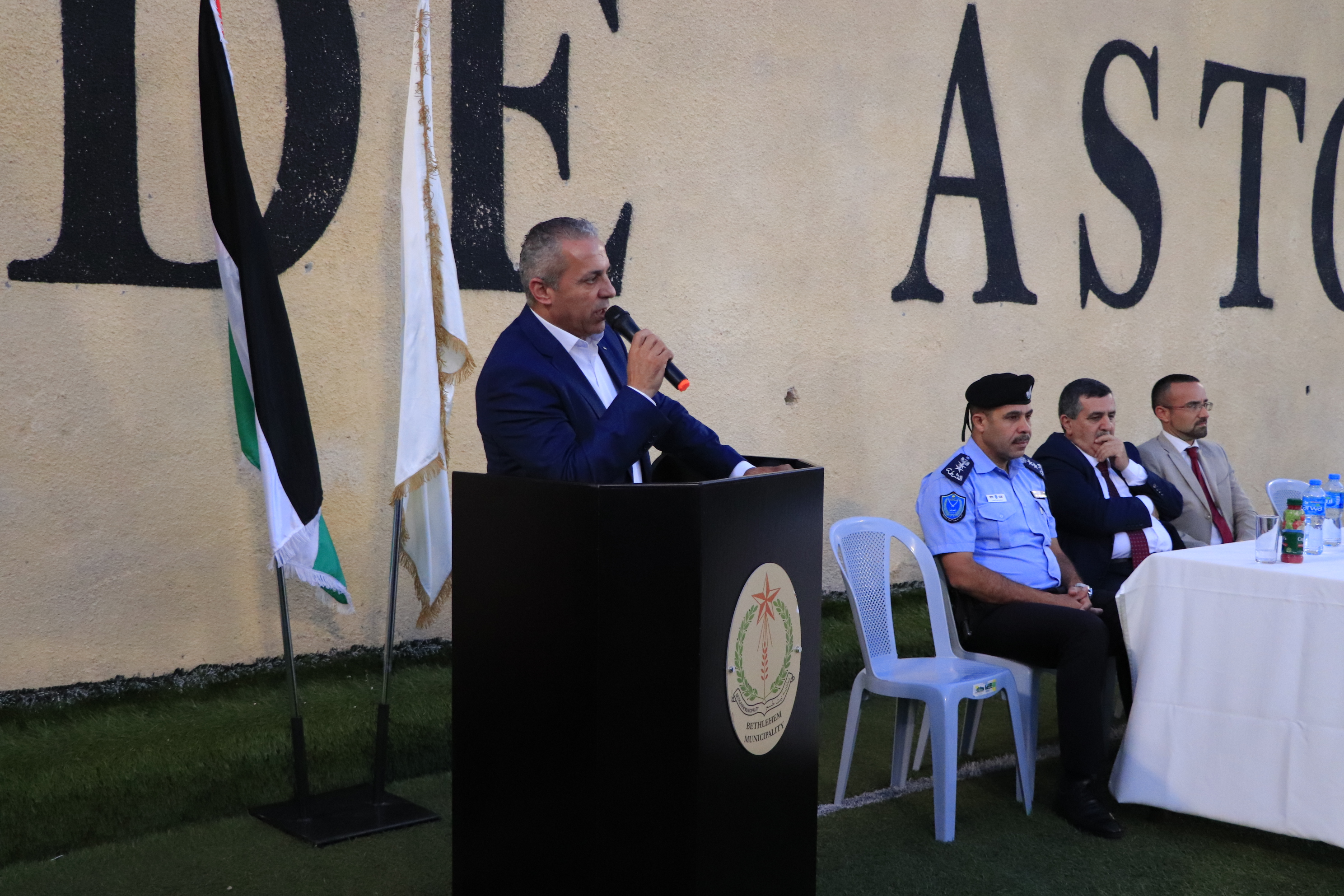 بلدية بيت لحم تحتفل بإطلاق دوري كرة قدم خماسي تحت اسم "دافيدي أستوري"