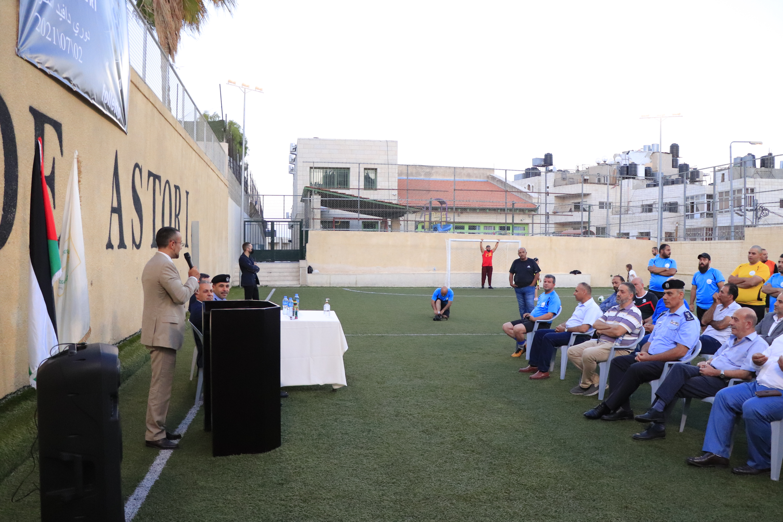 بلدية بيت لحم تحتفل بإطلاق دوري كرة قدم خماسي تحت اسم "دافيدي أستوري"