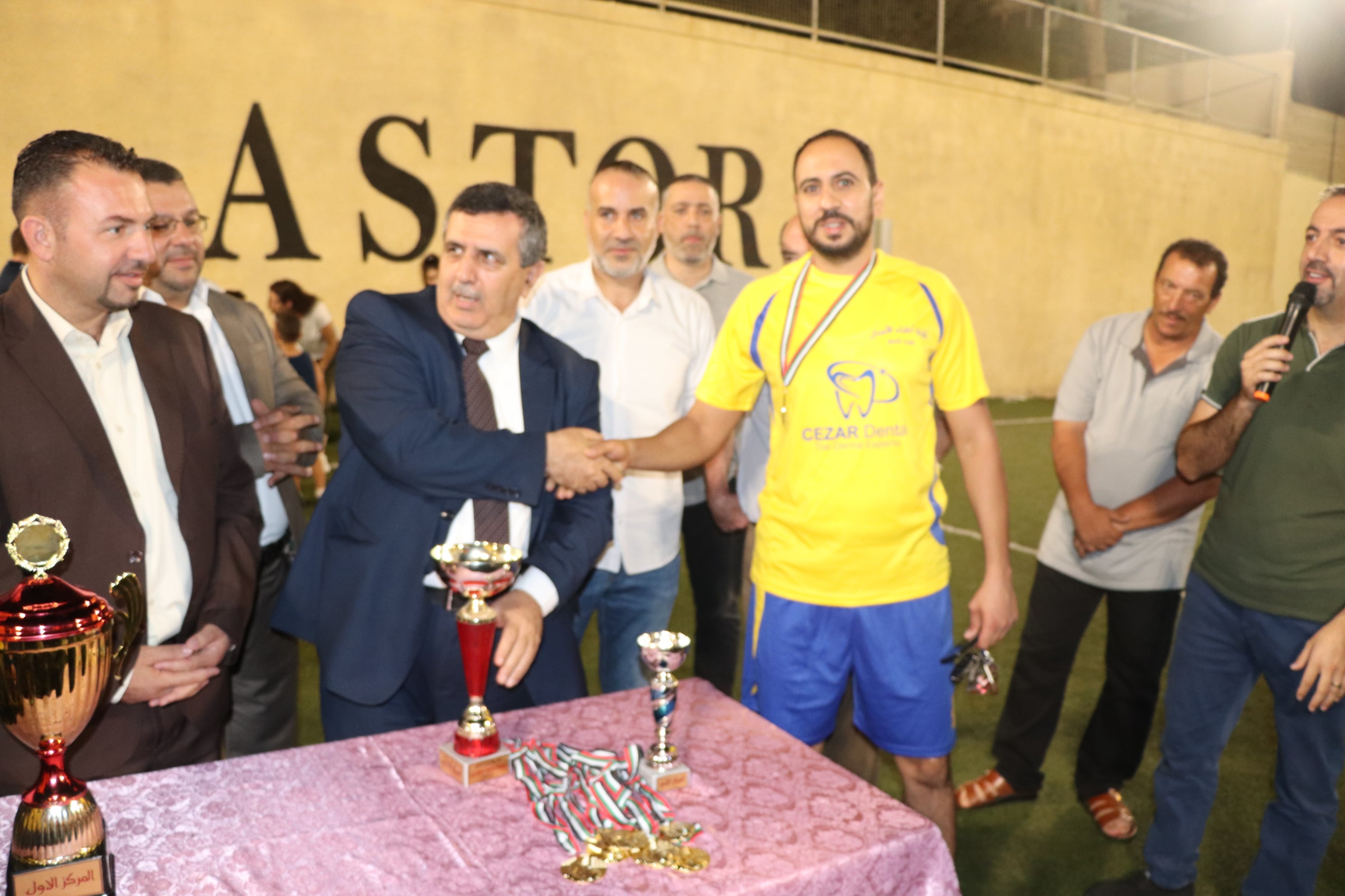 اختتام دوري كرة القدم "دافيدي أستوري" بفوز فريق بلدية بيت لحم