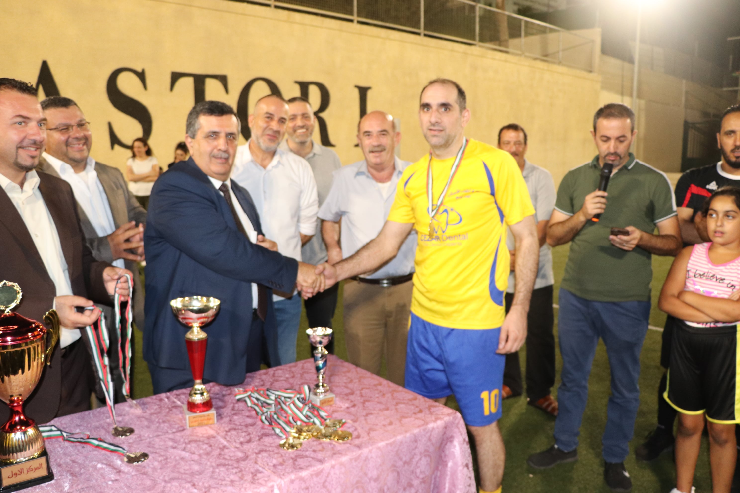 اختتام دوري كرة القدم "دافيدي أستوري" بفوز فريق بلدية بيت لحم