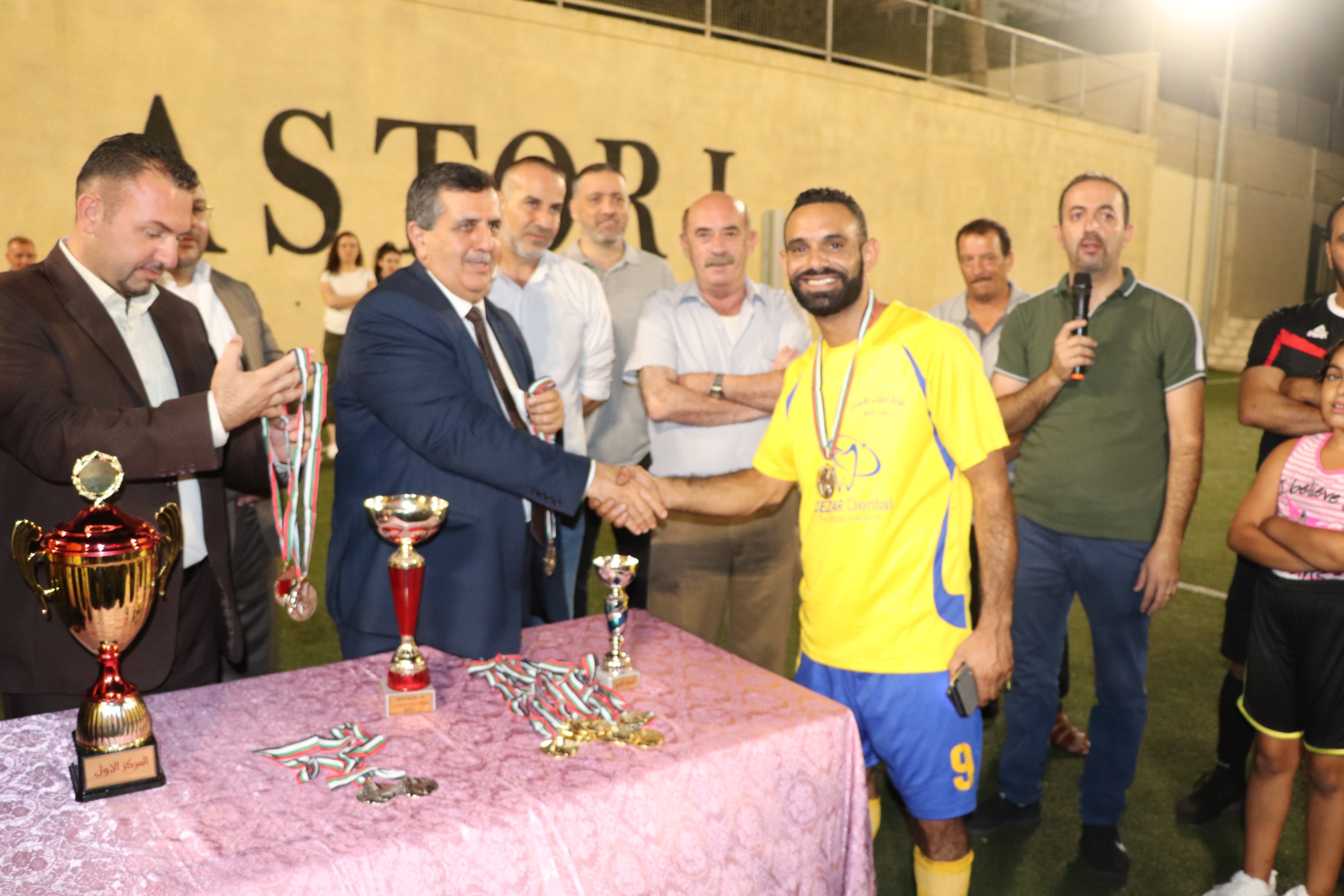 اختتام دوري كرة القدم "دافيدي أستوري" بفوز فريق بلدية بيت لحم