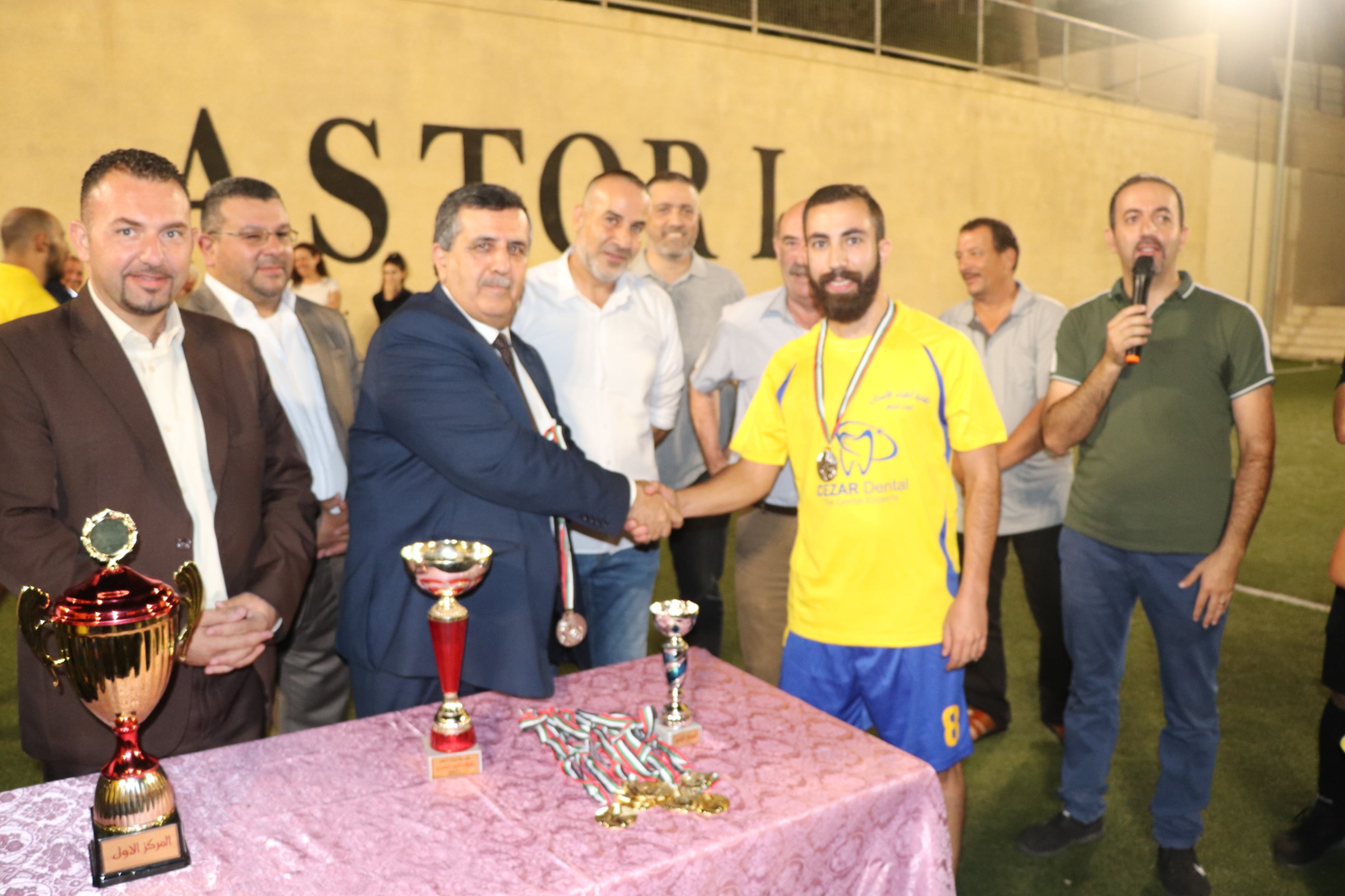 اختتام دوري كرة القدم "دافيدي أستوري" بفوز فريق بلدية بيت لحم