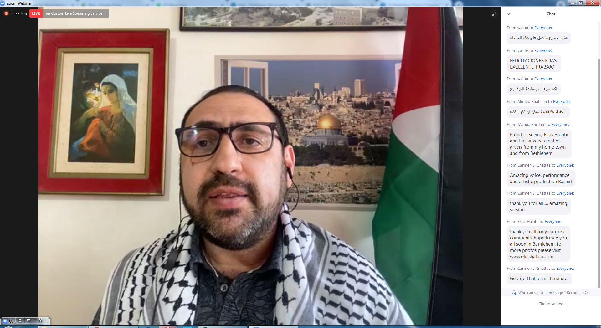 بلدية بيت لحم تختتم أعمال مؤتمر مغتربي أبناء محافظة بيت لحم الثالث ضمن فعاليات بيت لحم عاصمة الثقافة العربية 2020