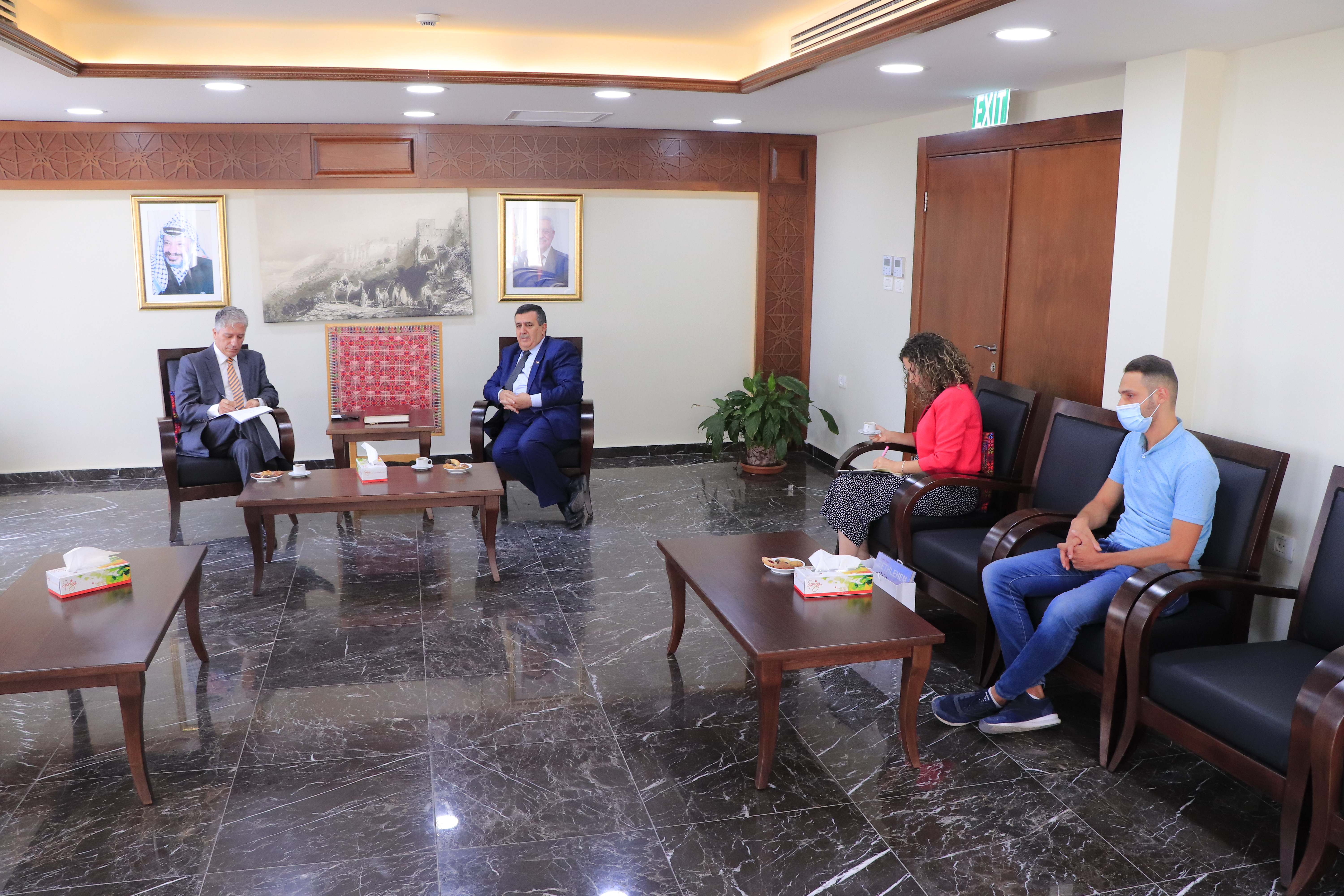 سلمان يستقبل سفير المكتب التمثيلي للبرازيل لدى دولة فلسطين