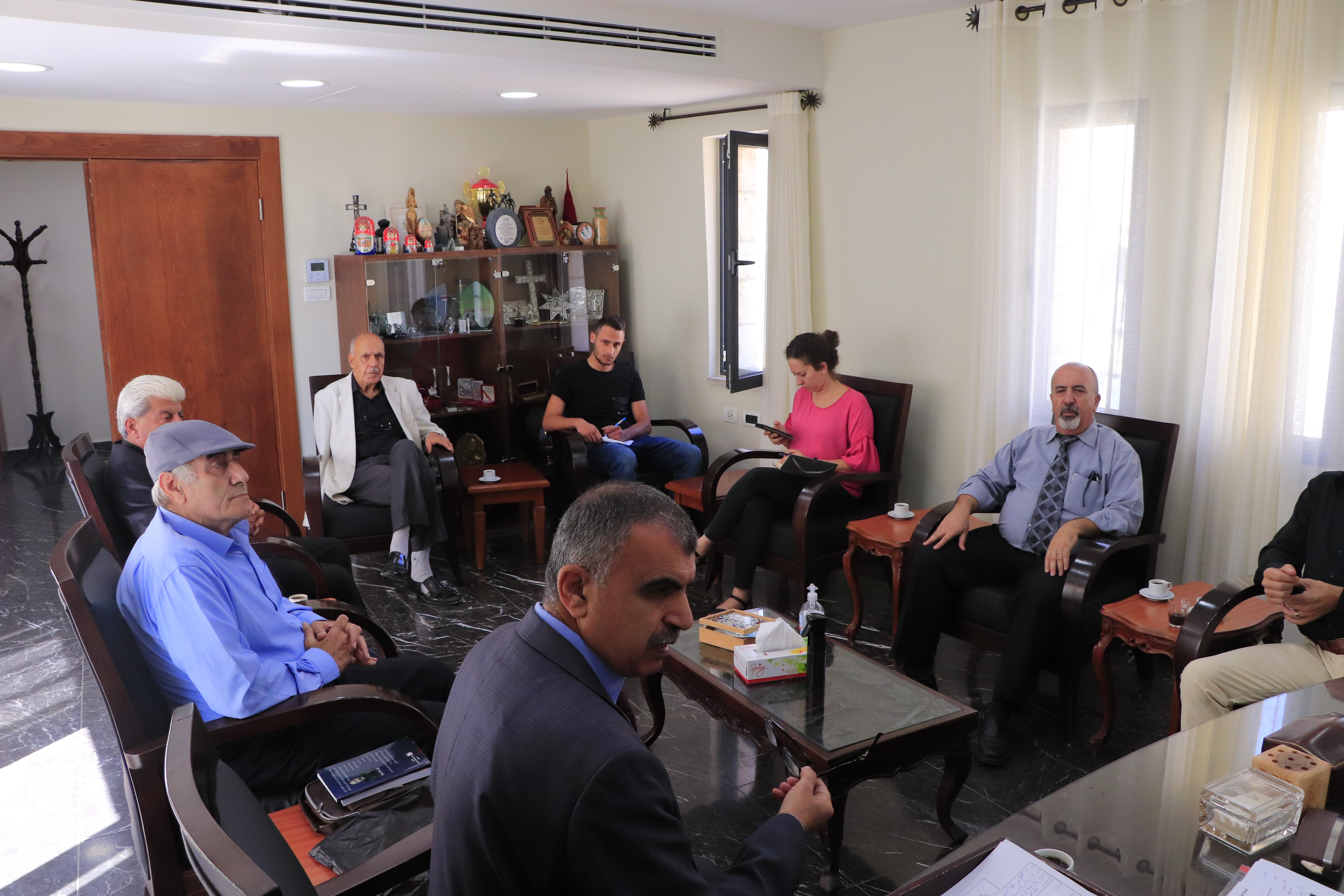 رئيس بلدية بيت لحم يستقبل منتدى أدباء بلاد الشام ويُؤكد على تعاون البلدية