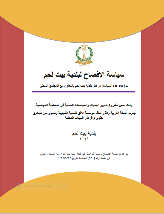 سياسة الافصاح 