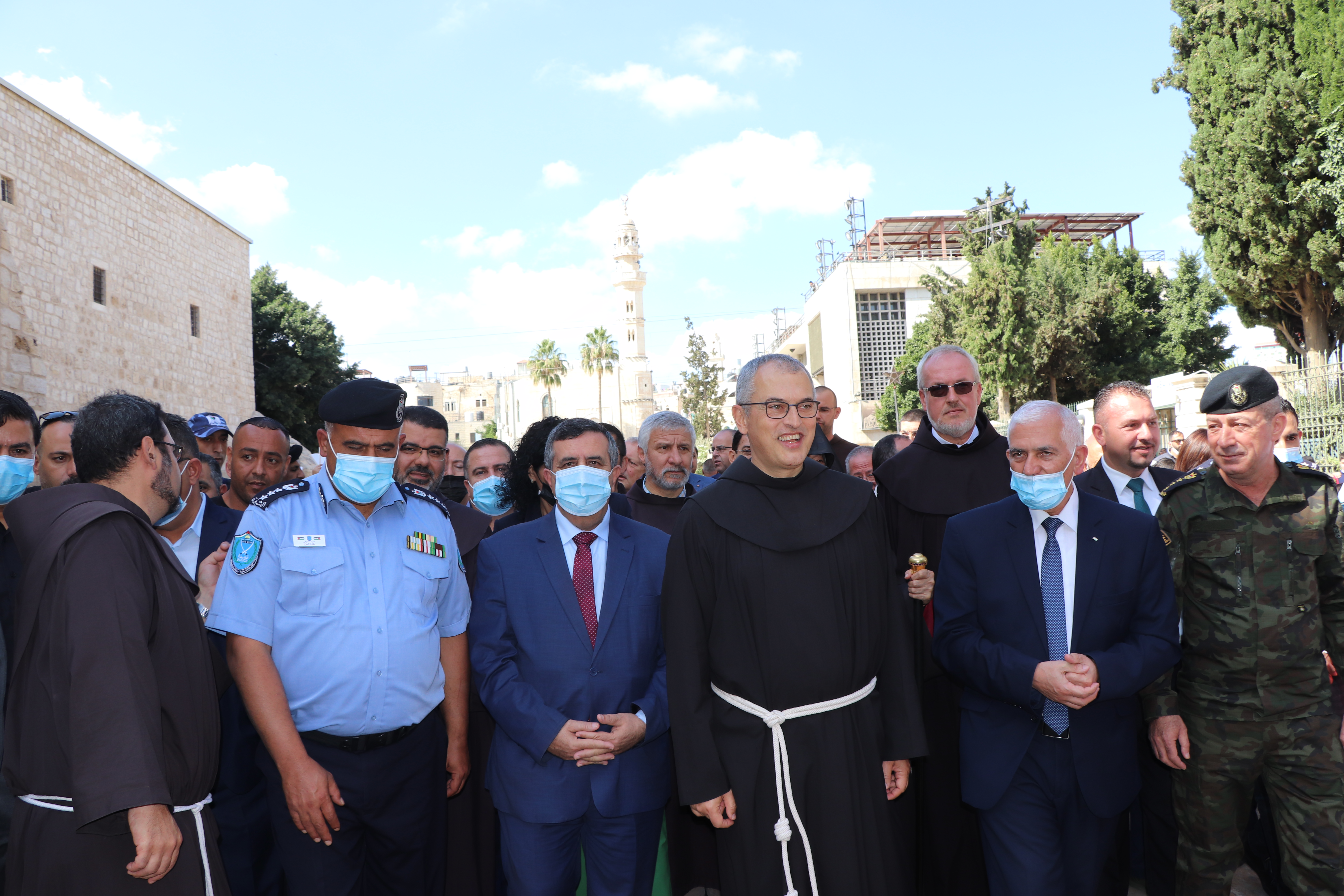 استقبال رئيس عام الرهبنة الفرنسيسكانية في العالم قدس الأب ماسيمو فوزارلي 