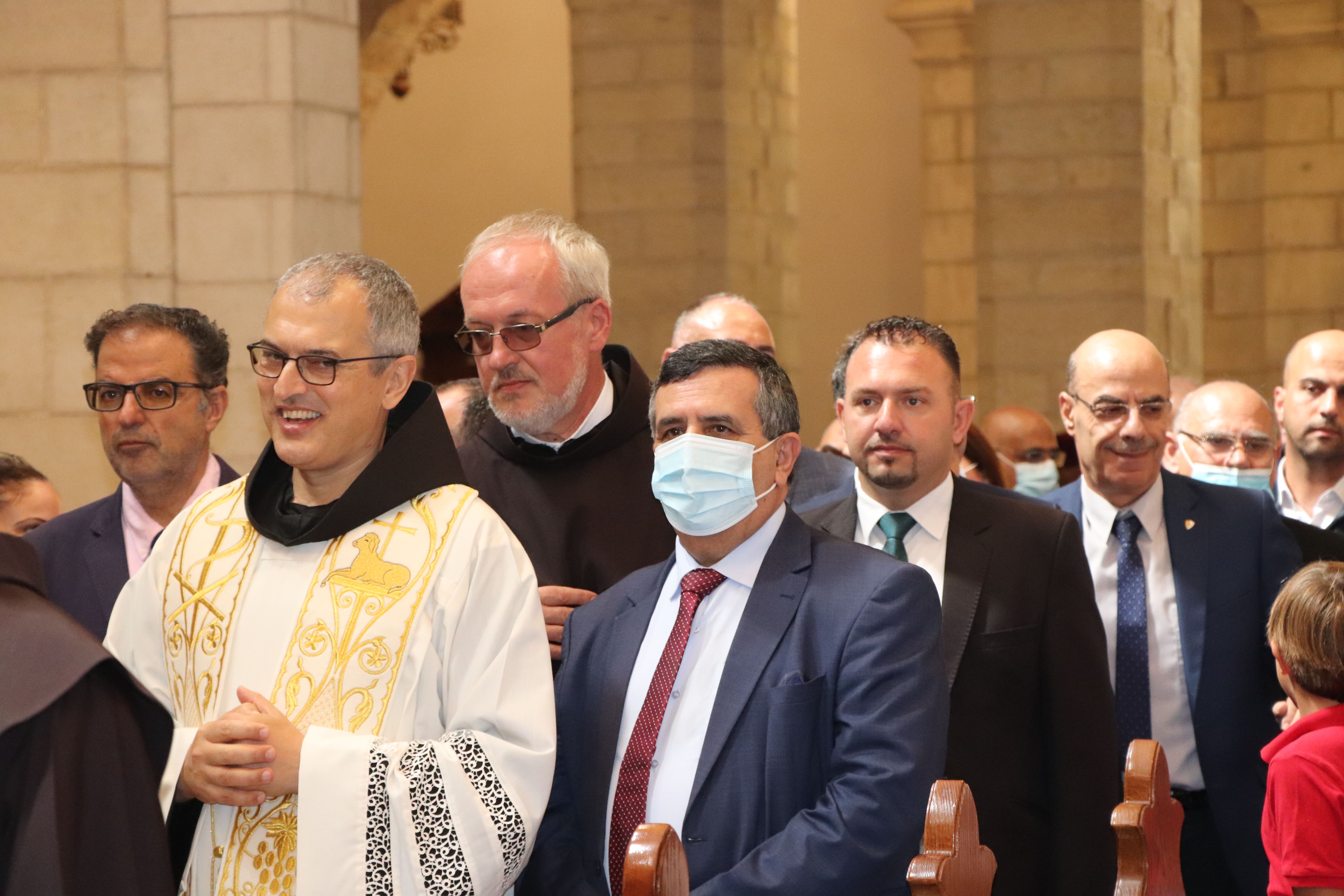 استقبال رئيس عام الرهبنة الفرنسيسكانية في العالم قدس الأب ماسيمو فوزارلي 