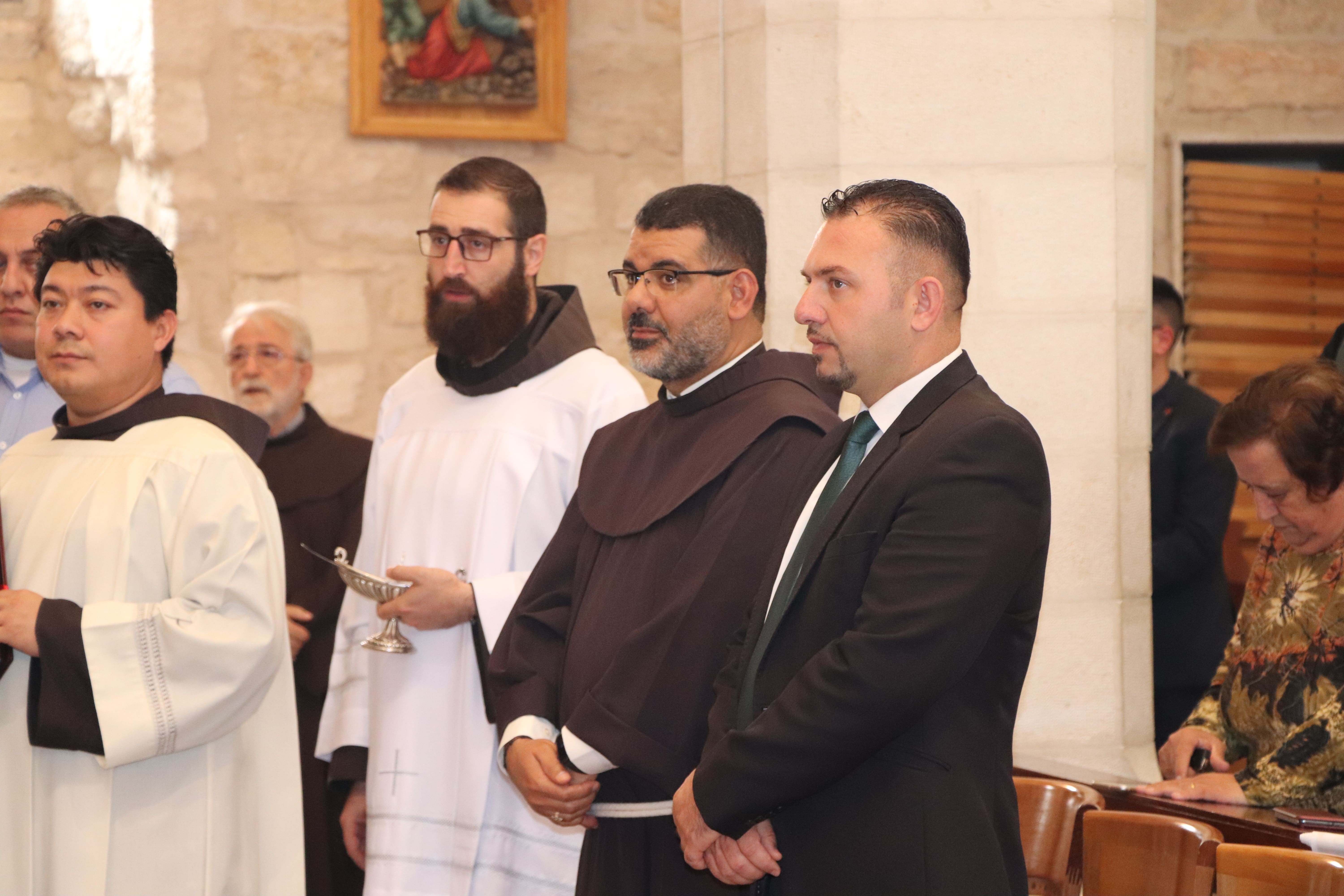 استقبال رئيس عام الرهبنة الفرنسيسكانية في العالم قدس الأب ماسيمو فوزارلي 