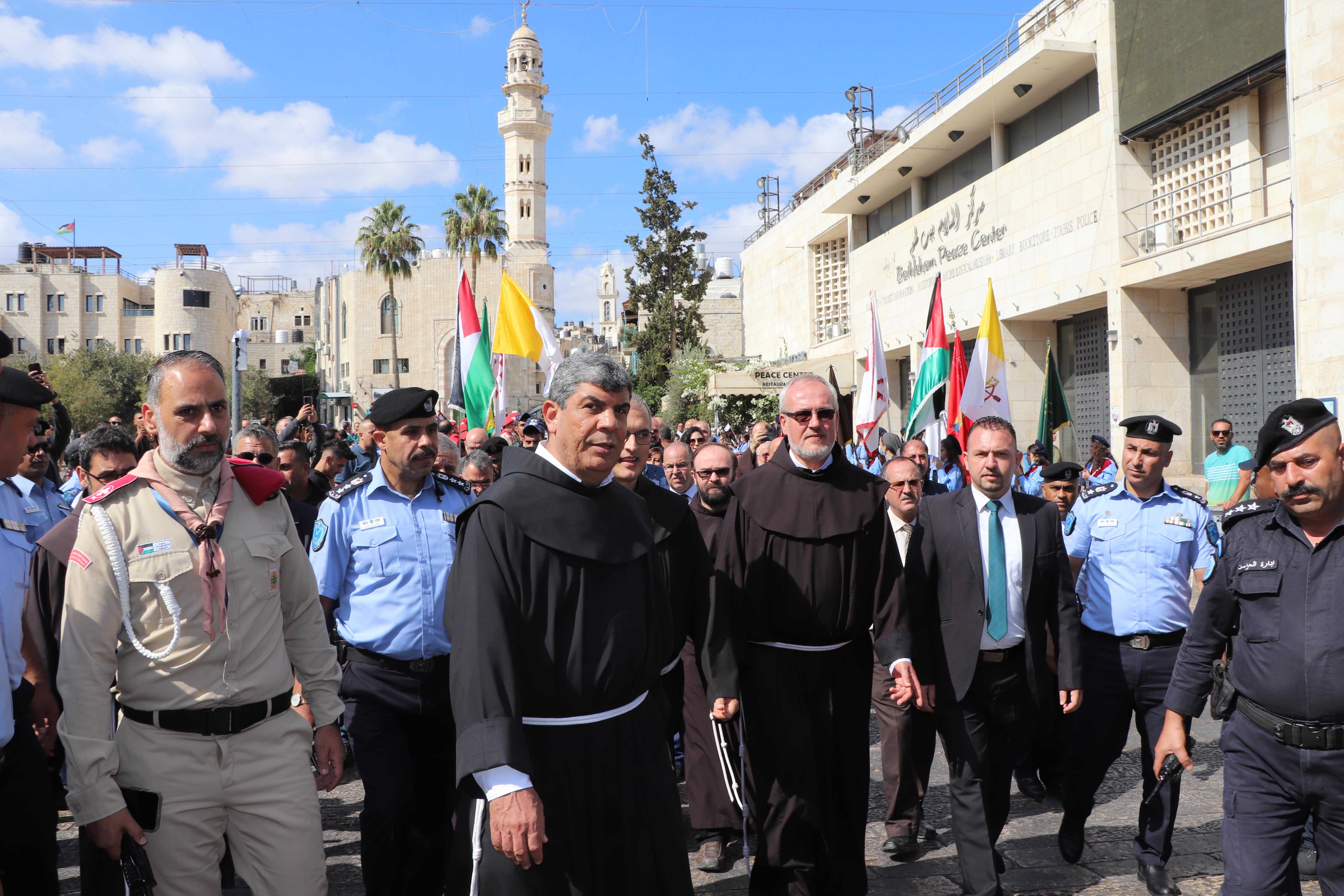 استقبال رئيس عام الرهبنة الفرنسيسكانية في العالم قدس الأب ماسيمو فوزارلي 