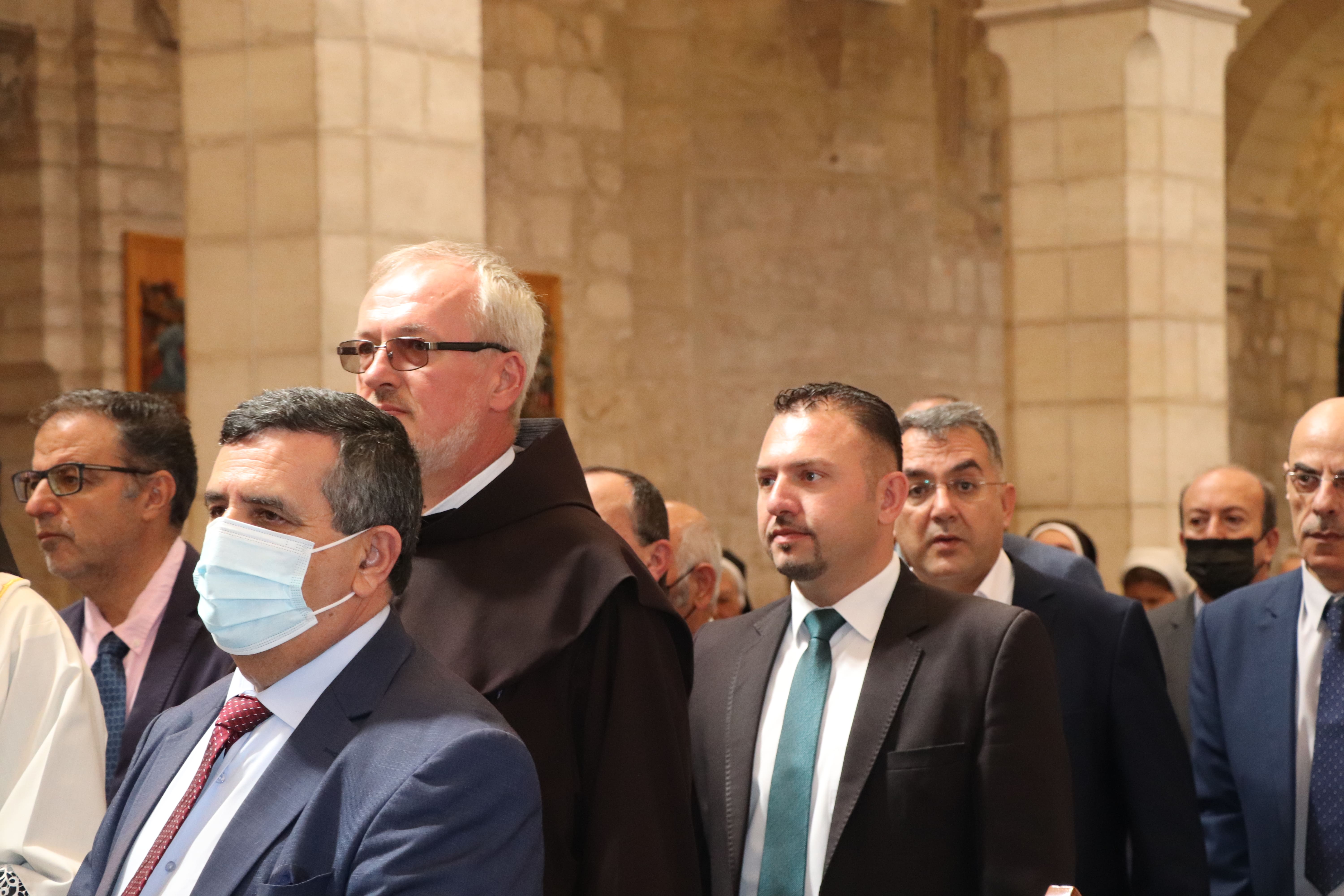 استقبال رئيس عام الرهبنة الفرنسيسكانية في العالم قدس الأب ماسيمو فوزارلي 