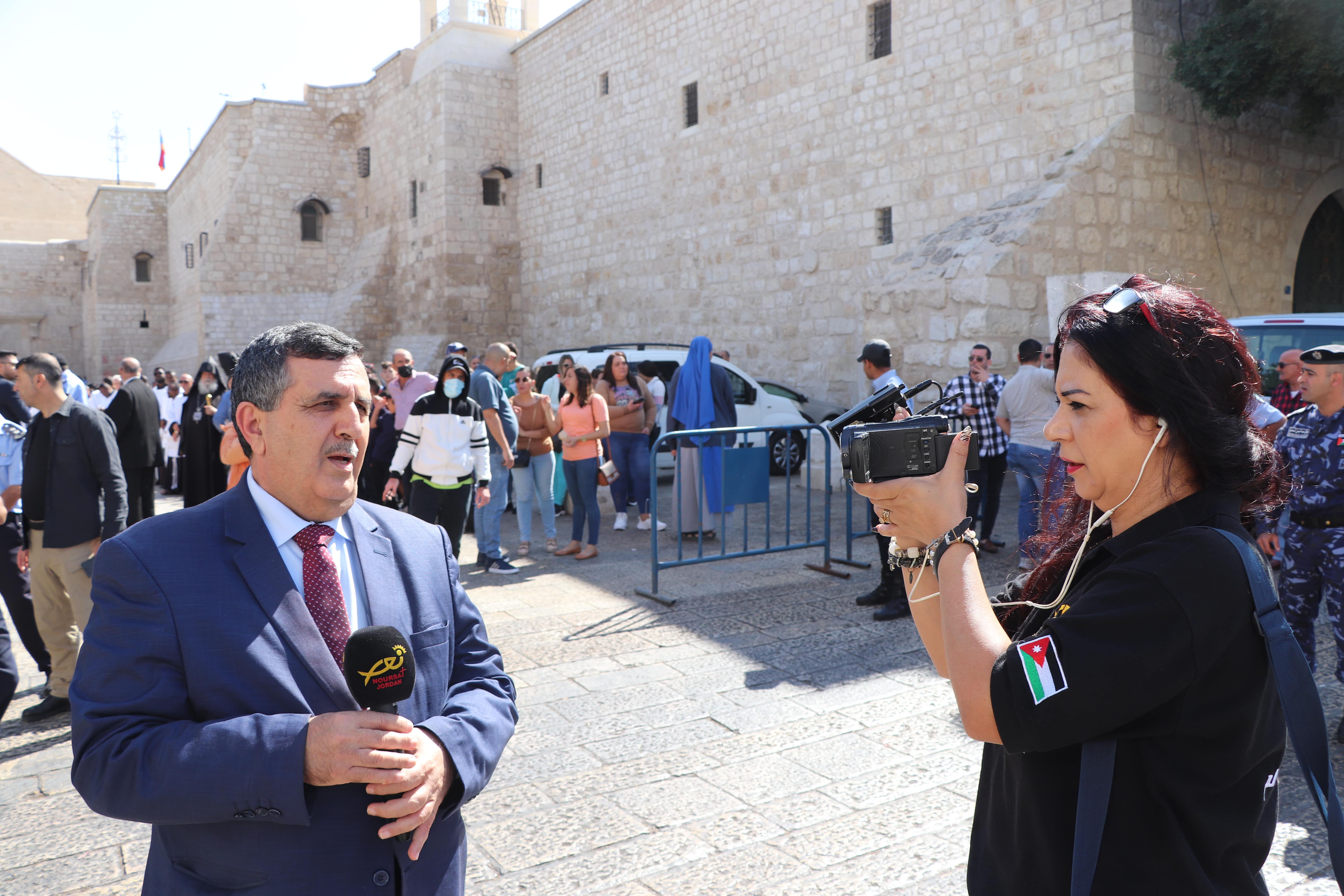 استقبال رئيس عام الرهبنة الفرنسيسكانية في العالم قدس الأب ماسيمو فوزارلي 