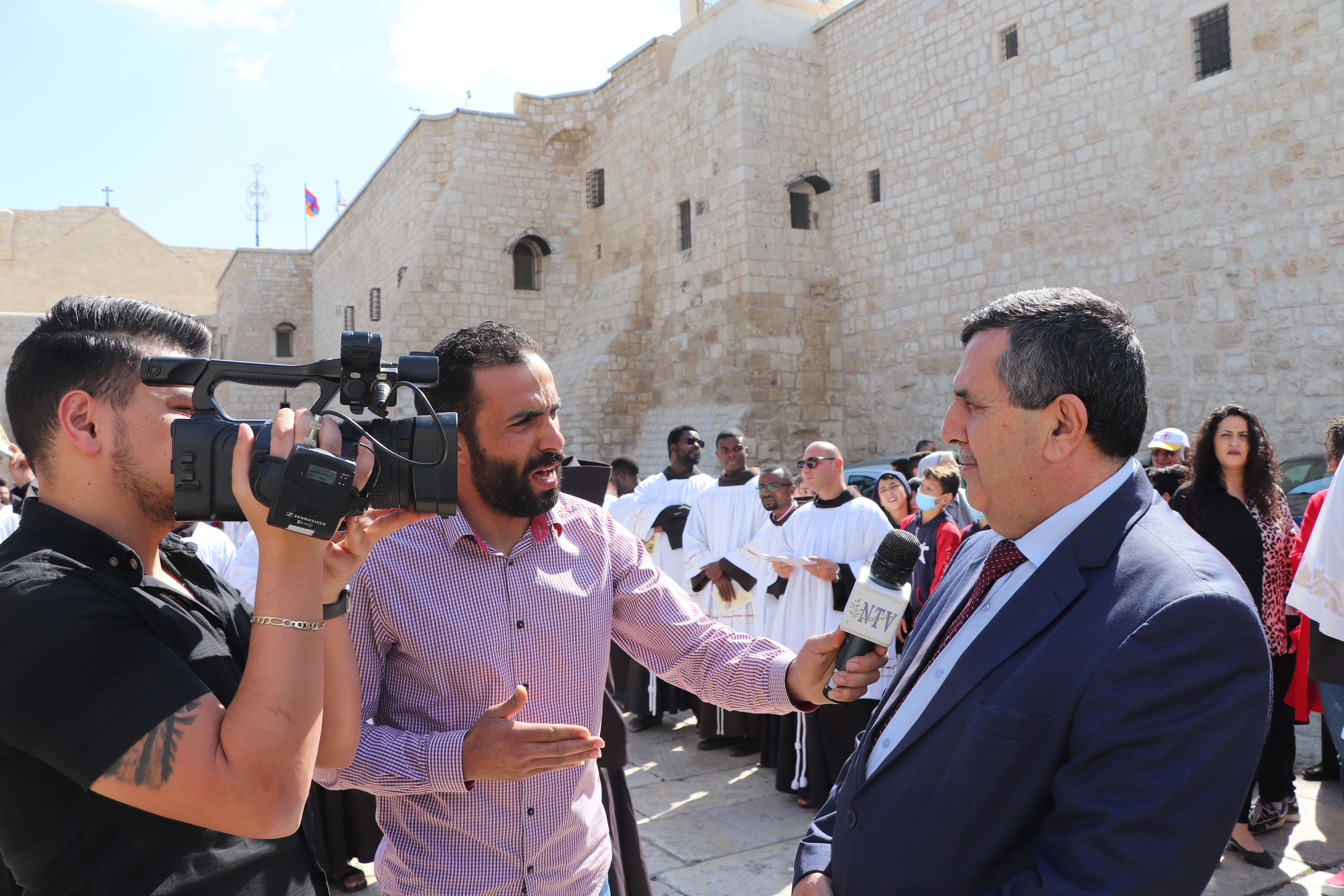 استقبال رئيس عام الرهبنة الفرنسيسكانية في العالم قدس الأب ماسيمو فوزارلي 