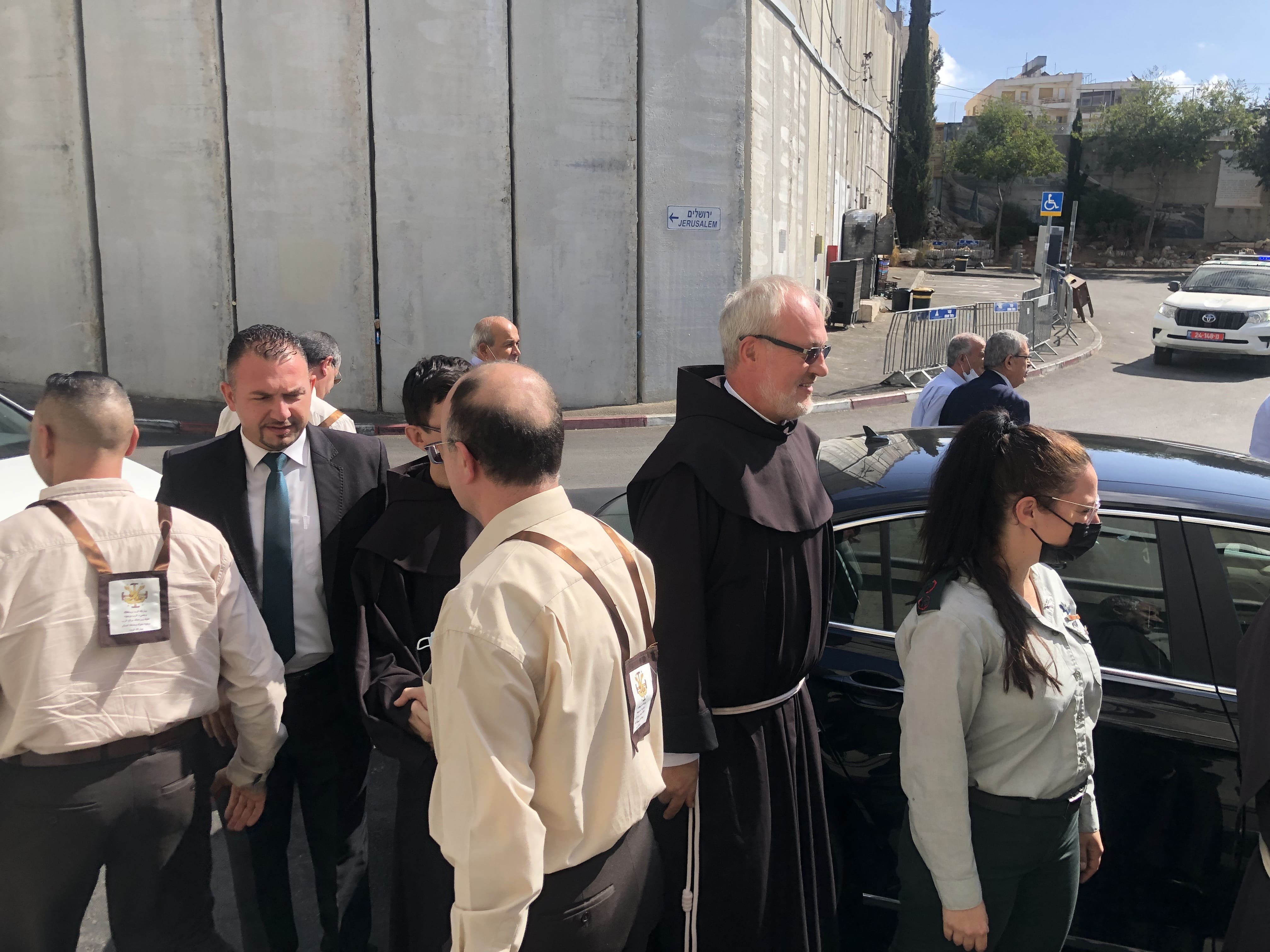 استقبال رئيس عام الرهبنة الفرنسيسكانية في العالم قدس الأب ماسيمو فوزارلي 