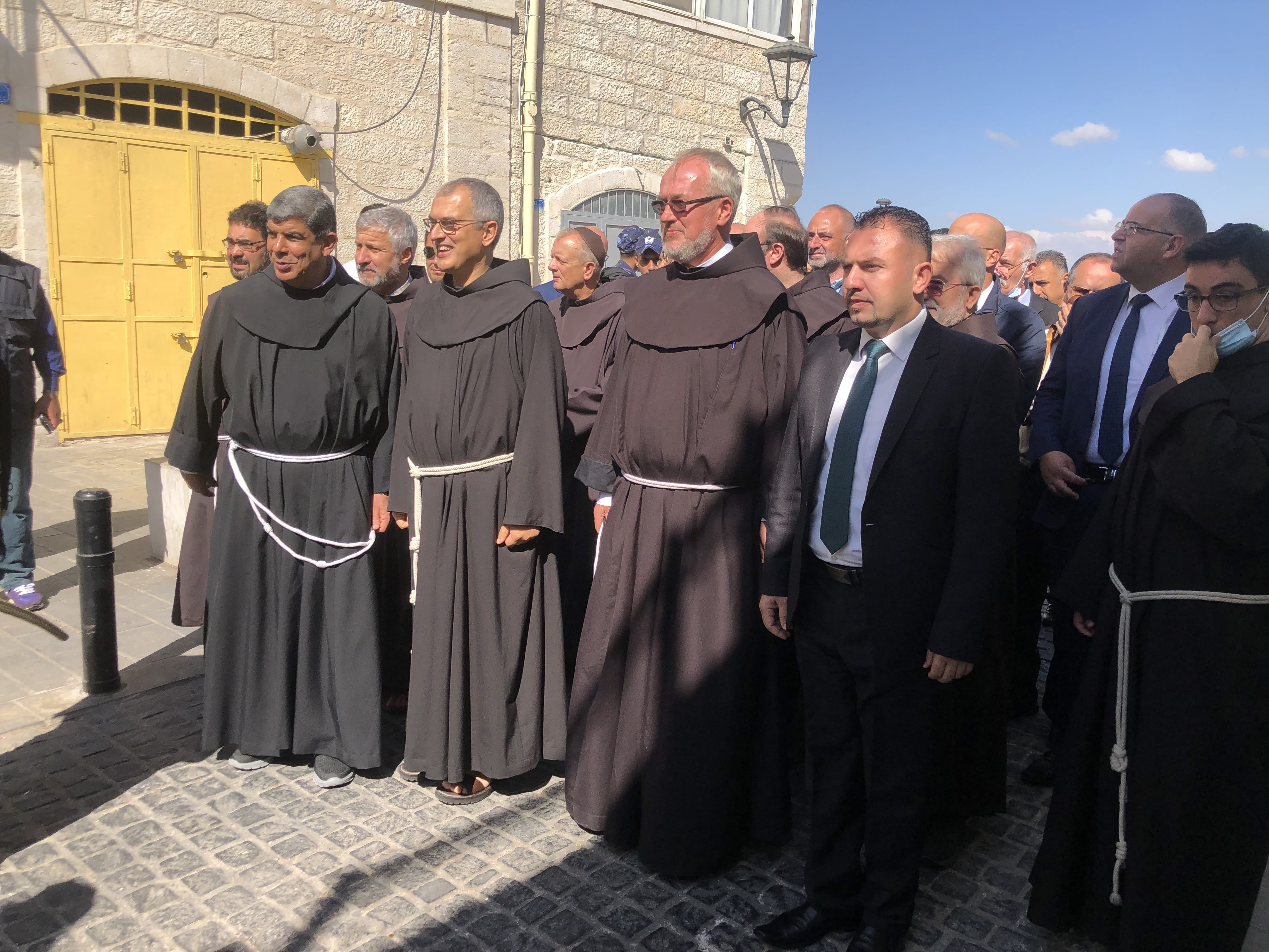 استقبال رئيس عام الرهبنة الفرنسيسكانية في العالم قدس الأب ماسيمو فوزارلي 