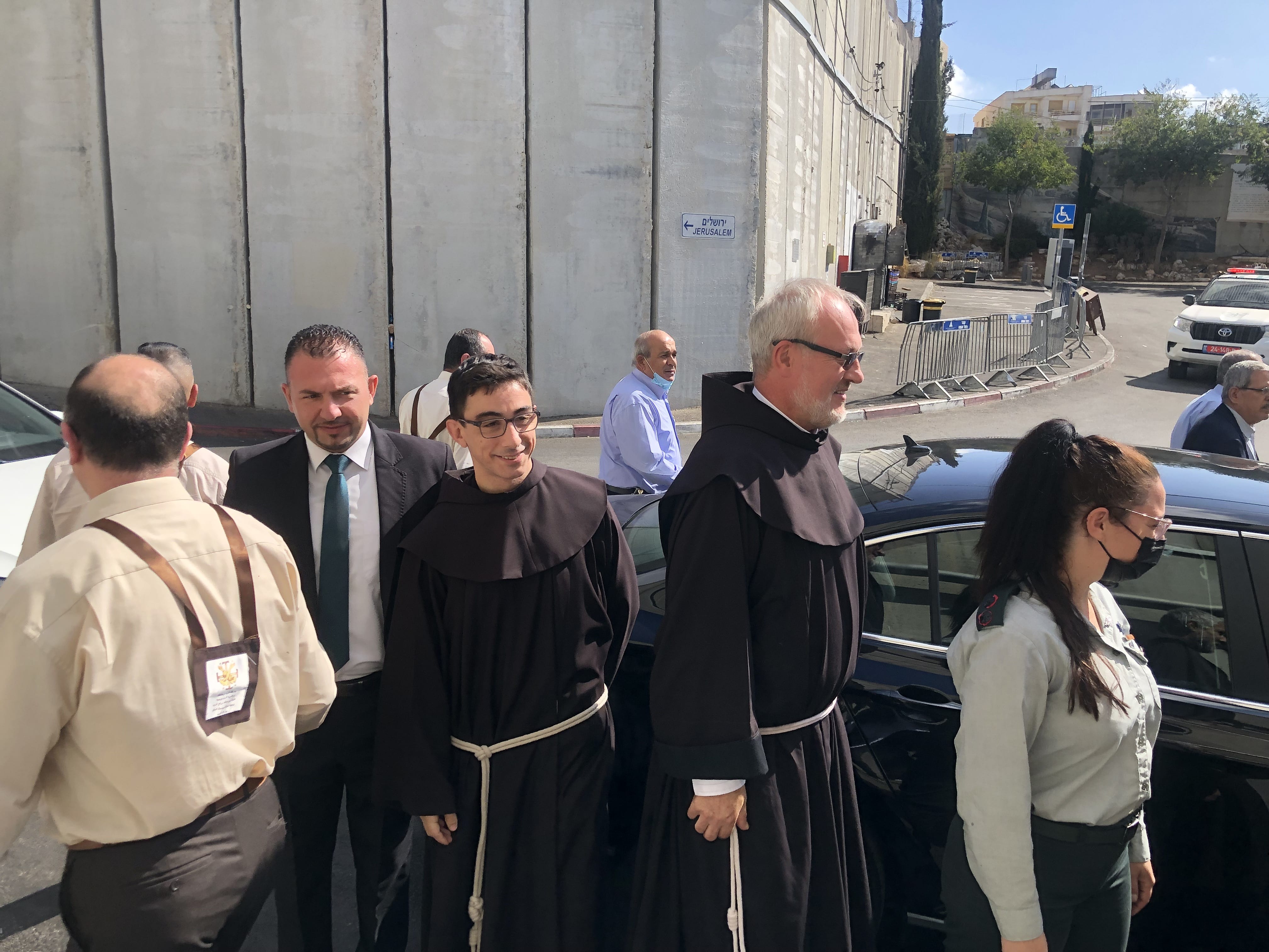 استقبال رئيس عام الرهبنة الفرنسيسكانية في العالم قدس الأب ماسيمو فوزارلي 