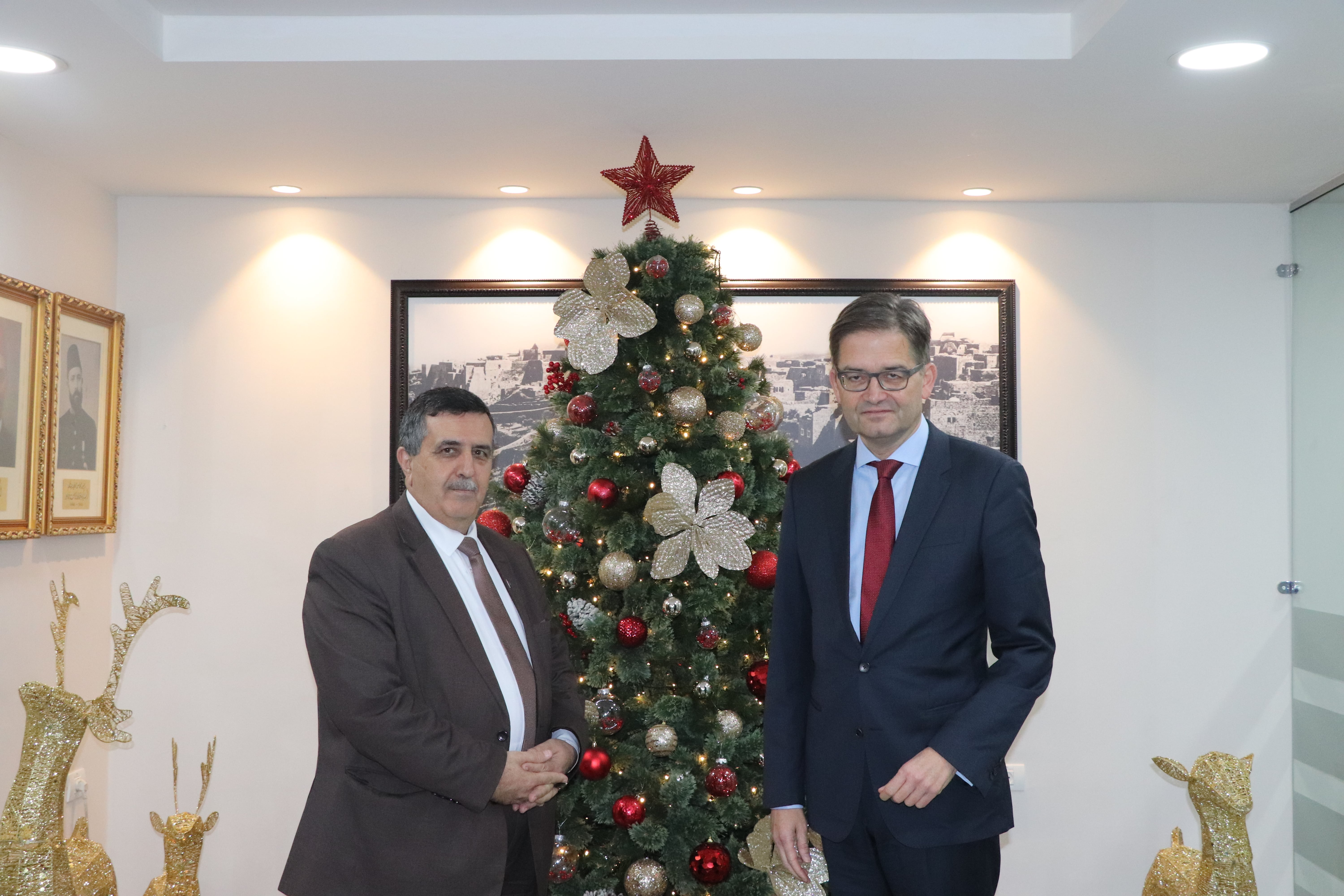 سلمان يستقبل رئيس بعثة جمهورية ألمانيا الاتحادية في رام الله 