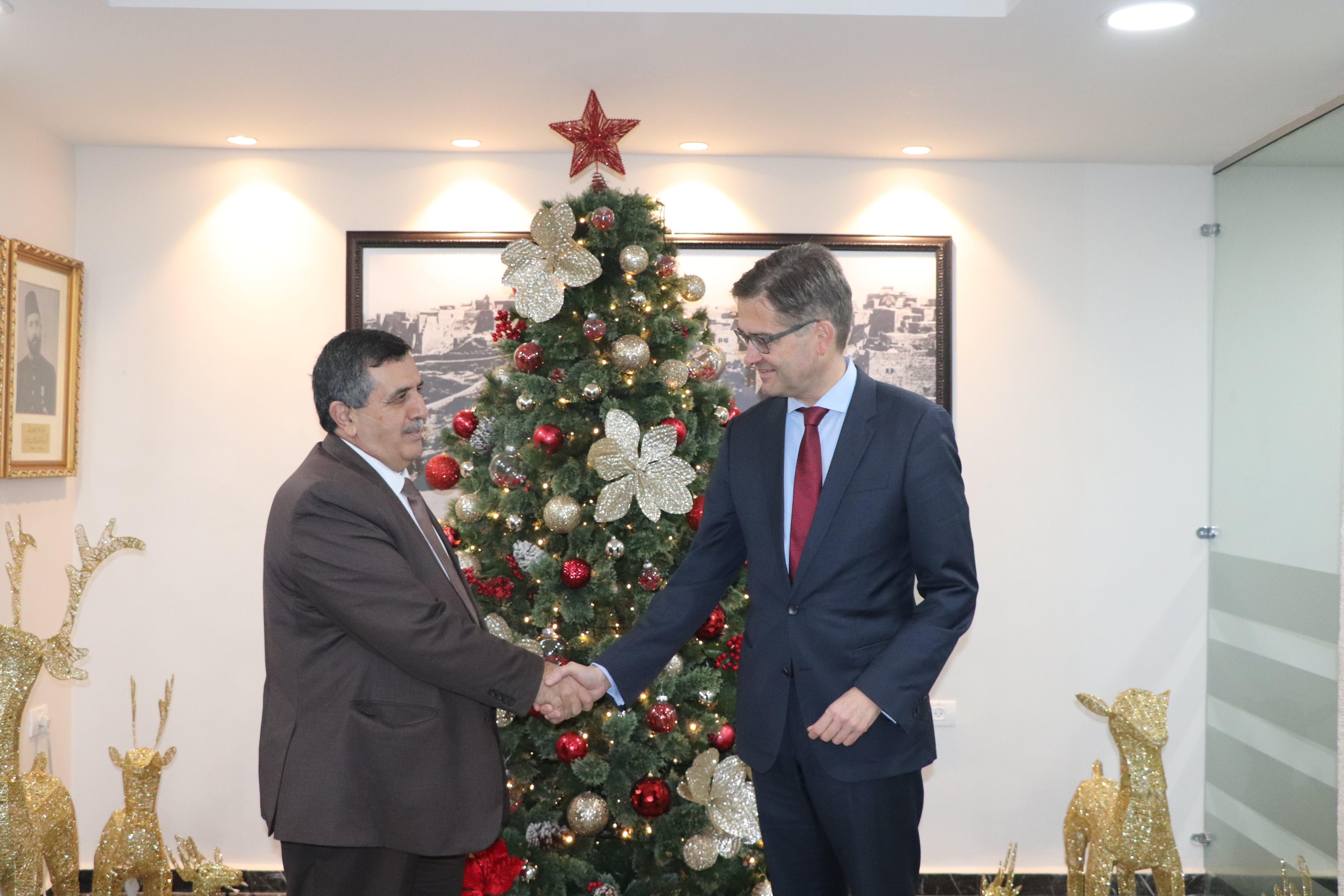 سلمان يستقبل رئيس بعثة جمهورية ألمانيا الاتحادية في رام الله 