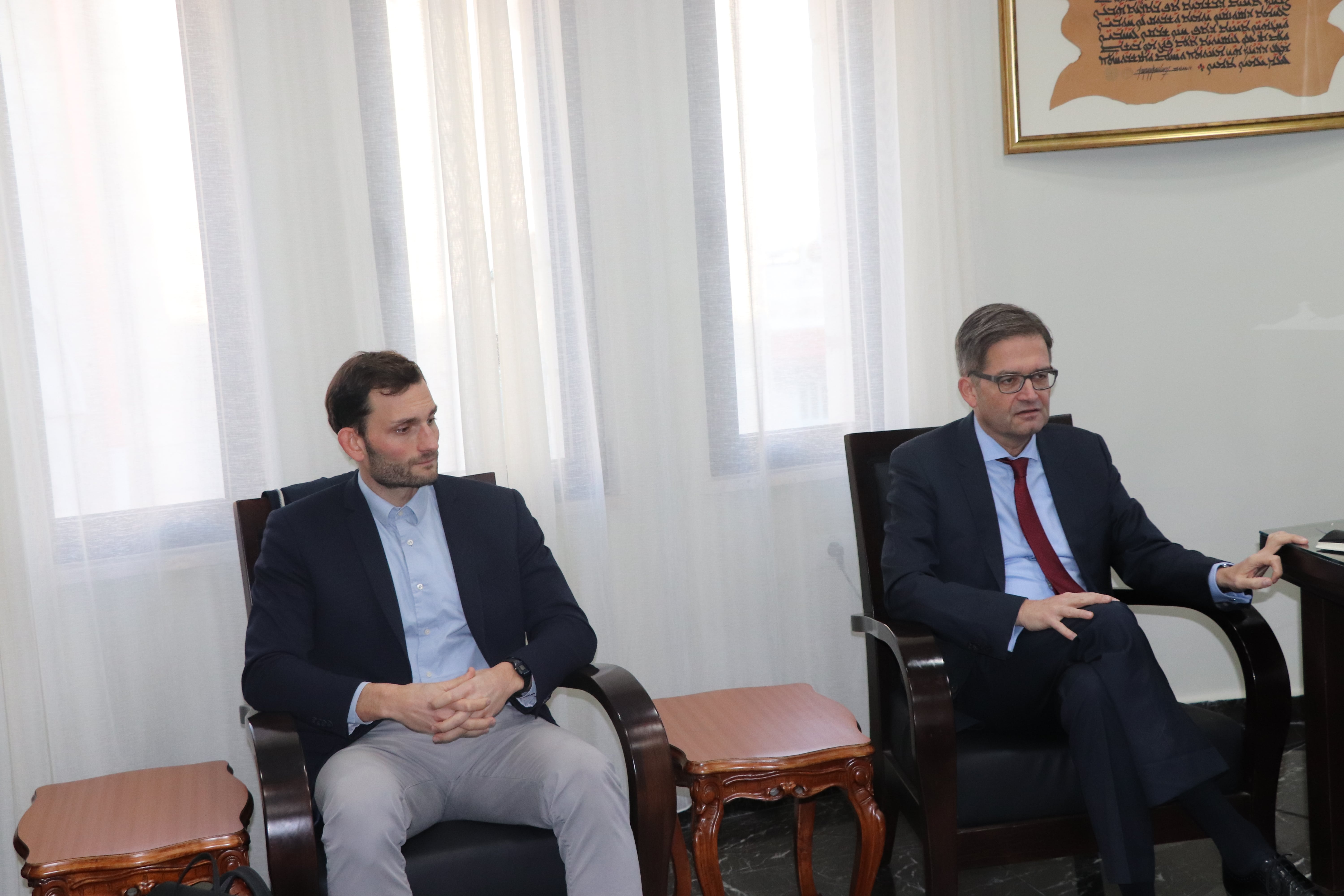 سلمان يستقبل رئيس بعثة جمهورية ألمانيا الاتحادية في رام الله 